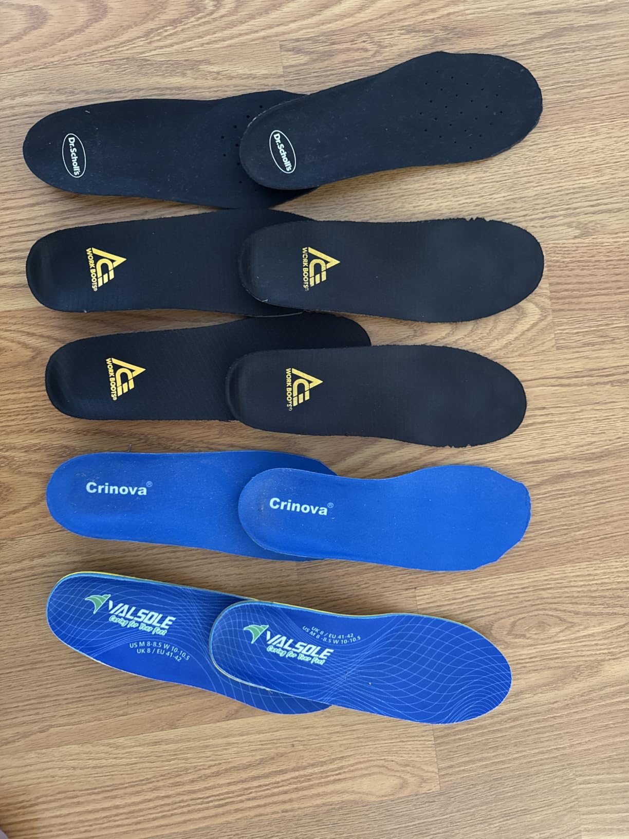 PowerStep Pinnacle Insoles, Orthotics for Plantar Fasciitis Relief, Made in USA Orthotic Insoles, Arch Support Inserts with Moderate Pronation, #1 Podiatrist Recommended (M 6-6.5, W 8-8.5) customer photo 1