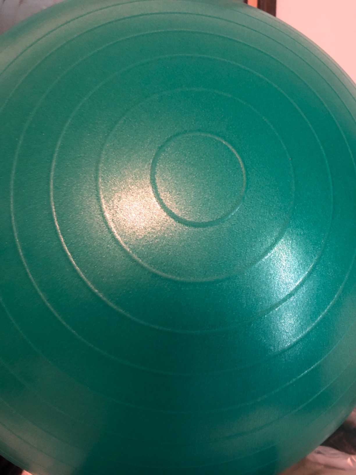 Gaiam Exercise Ball, Total Body Anti-Burst Balance Ball with Textured Grip, For Core Strength, Pregnancy Exercises, Yoga & Active Seating Included Air Pump customer photo 2