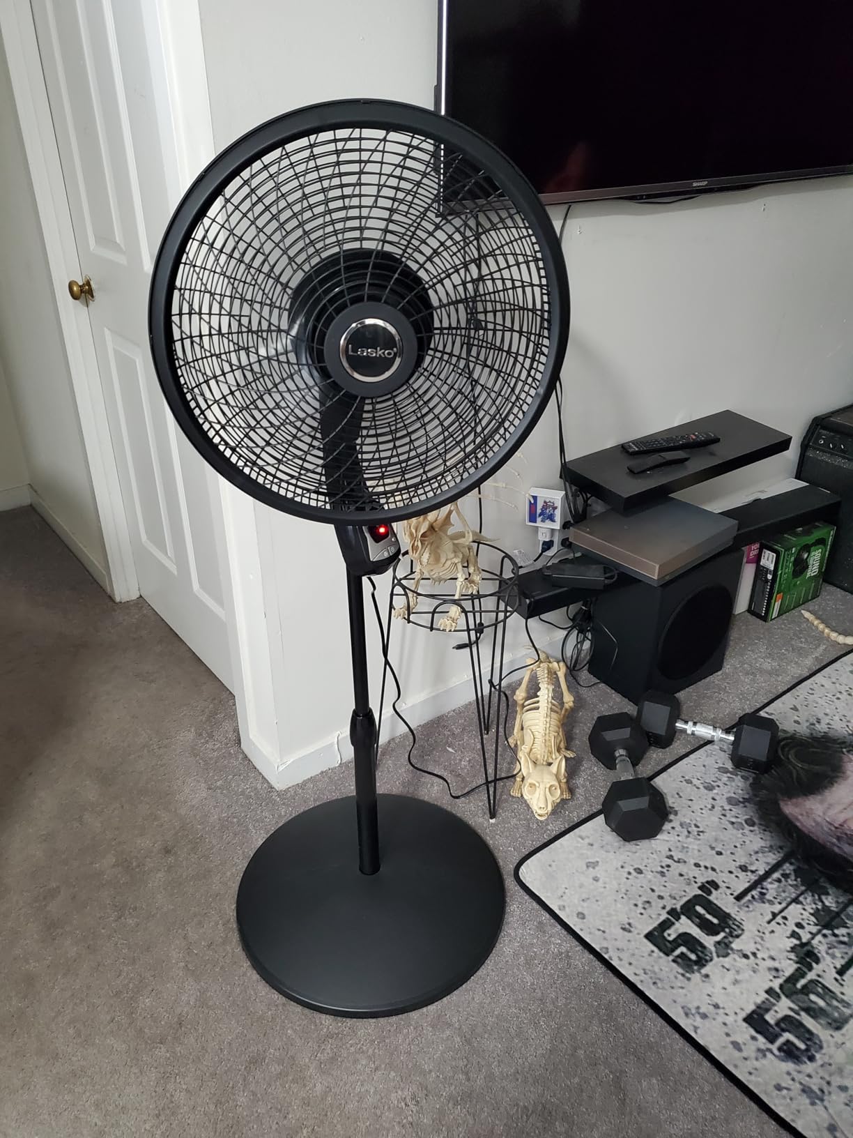 Lasko Cyclone Oscillating Pedestal Fan - Adjustable to 54