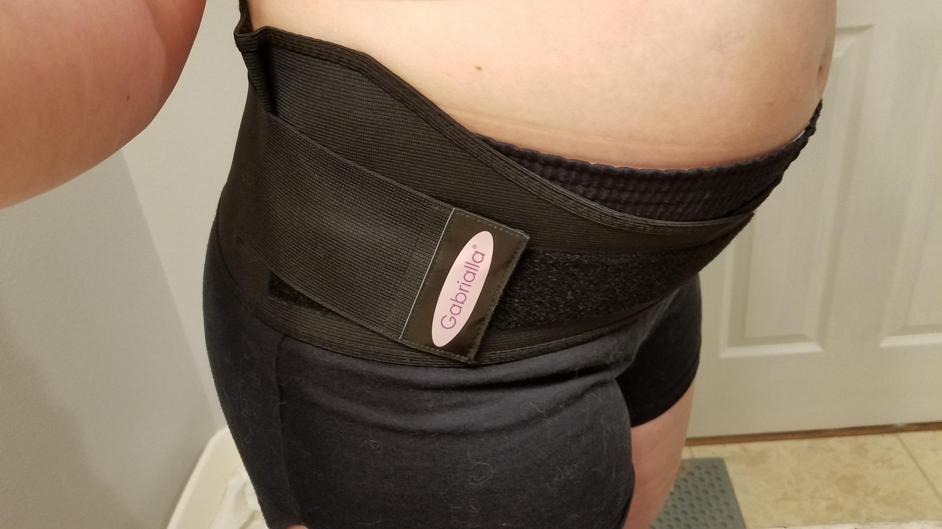 Gabrialla Made in USA Pregnancy Belly Band, Soft & Breathable Maternity Belly Band - Pregnancy Belt for Back, Pelvic & Waist customer photo 1