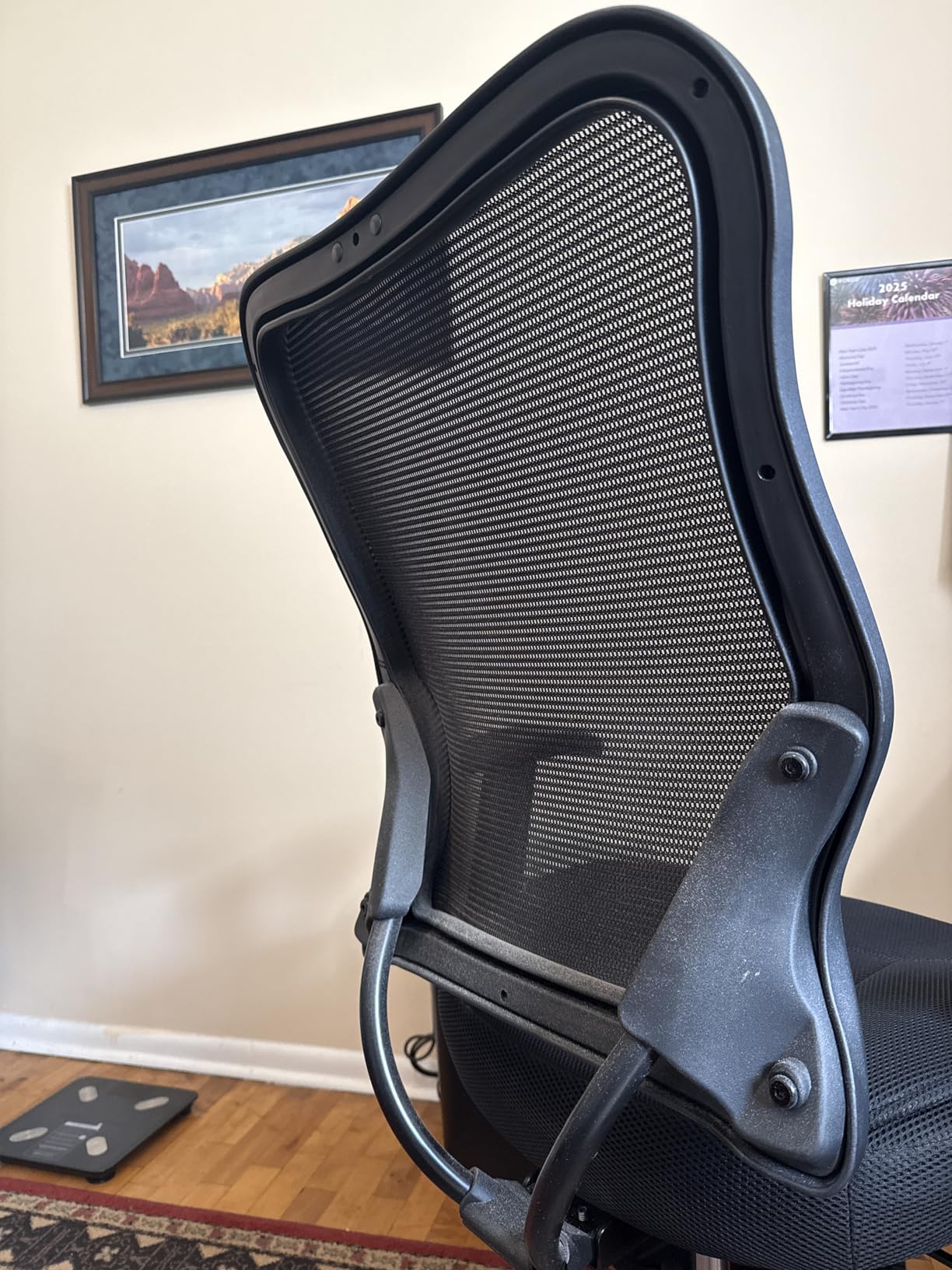 HON Wave High Back Ergonomic Mesh Office Chair with Adjustable Arms, Synchro-Tilt Recline and Swivel Wheels customer photo 2