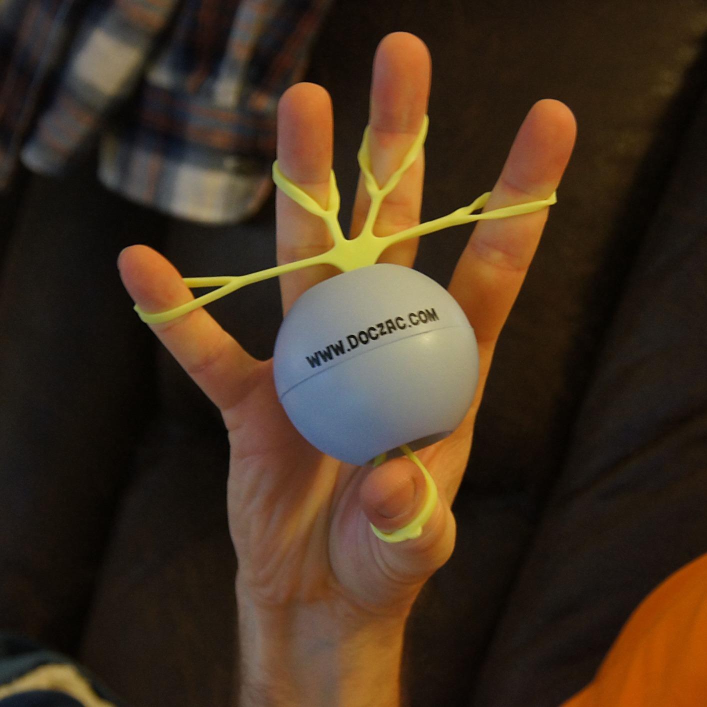 Handmaster Plus Physical Therapy Hand Exerciser - Forearm Exerciser with Stress Relief Ball - Hand Therapy Balls for Training - Finger Exerciser & Strengthener - Multicolored Balls customer photo 2