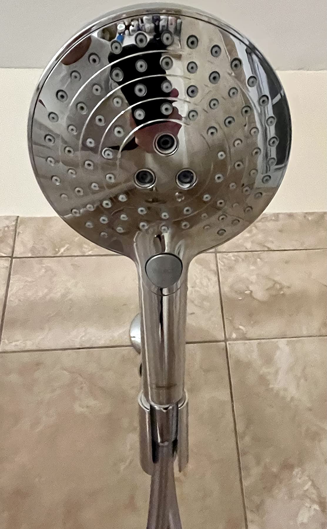 Hansgrohe Raindance Select S 120 Handshower, 3-Spray PowderRain, Rain, Whirl, Chrome, 2.5 GPM, 26531001 customer photo 2