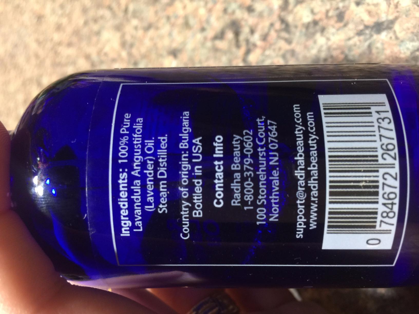 Radha Beauty Lavender Essential Oil 4 oz. - 100% Natural & Therapeutic Grade, Steam Distilled for Aromatherapy, Relaxation, Sleep, Laundry, Stress & Anxiety Relief, Meditation, Massage, Headaches customer photo 2