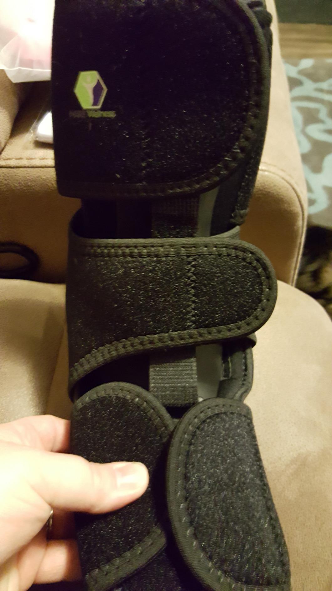 MARS WELLNESS Comfort Dorsal Night Splint - Pain Relief from Plantar Fasciitis, Drop Foot, and Achilles Tendinitis - Large customer photo 2