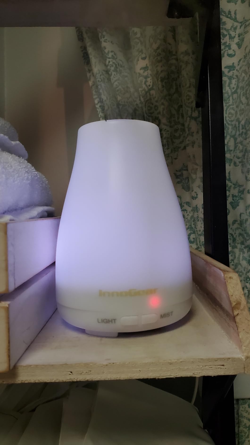 InnoGear Essential Oil Diffuser Ultrasonic Diffusers for Home, Basic White customer photo 2