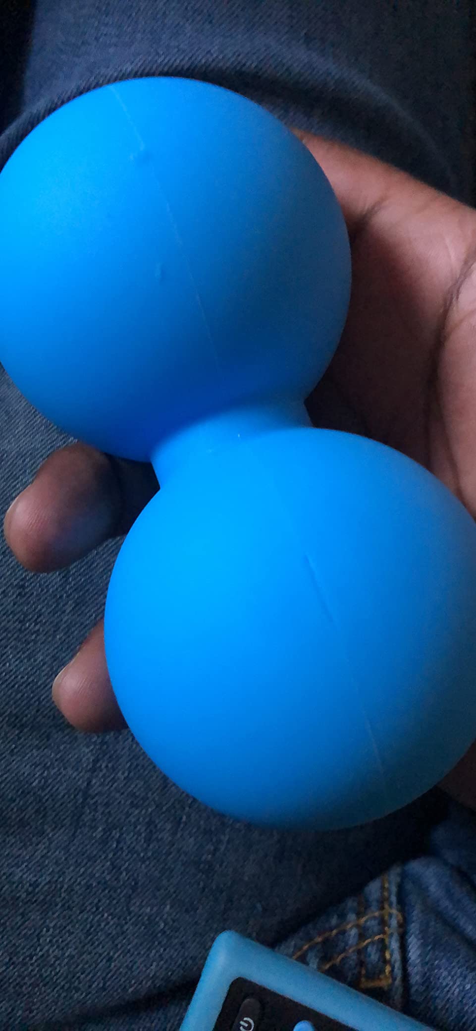 5BILLION FITNESS Peanut Massage Ball - Double Lacrosse Massage Ball & Mobility Ball for Physical Therapy - Deep Tissue Massage Tool for Myofascial Release, Muscle Relaxer, Acupoint Massage customer photo 2