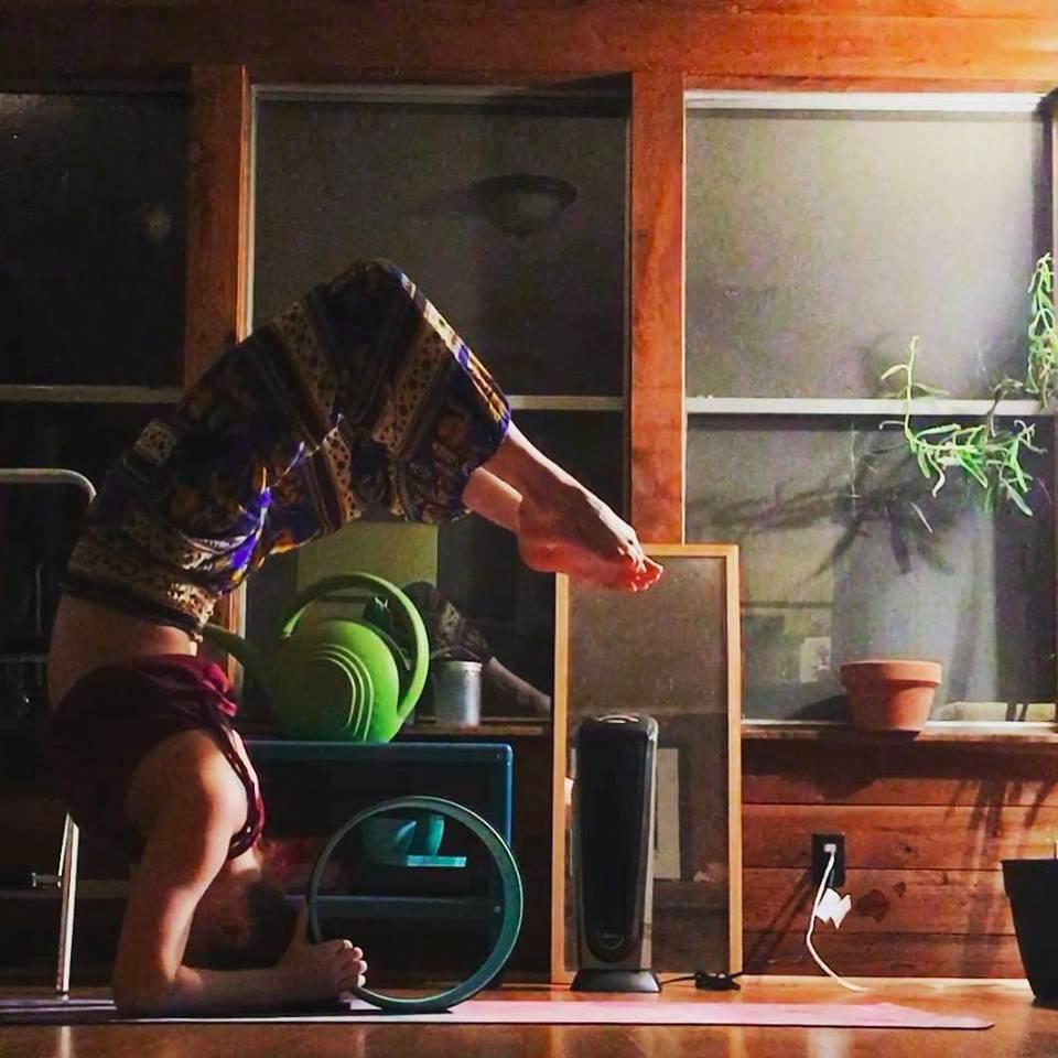 Dharma Yoga Wheel Basic - Spine Roller and Back Ring, Stretches Ligaments, Muscles with Foam Padding for Deeper Poses | Yogic Stretching and Alignment with Circle Design customer photo 2