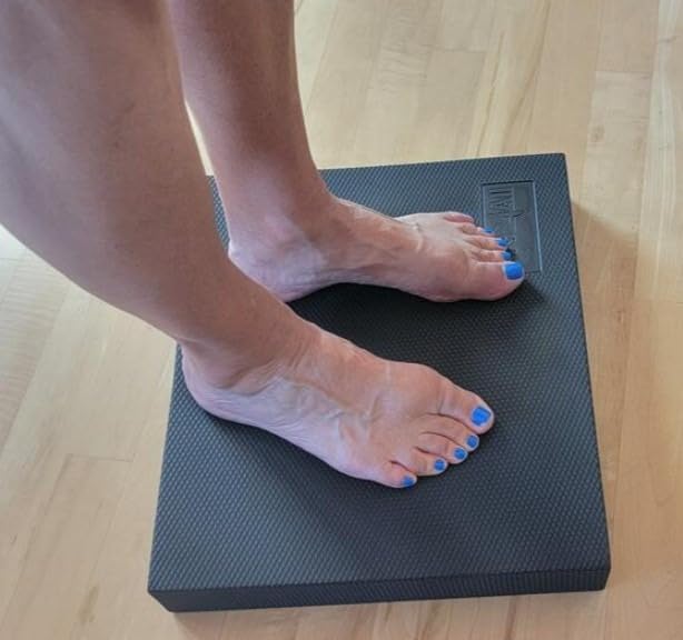Yes4All Balance Pad, Nonslip TPE Foam Balance Pad with Upgraded Sizes - L, XL, XXL Balance Mat for Fitness, Yoga & Stability Training - Multicolor Options customer photo 2