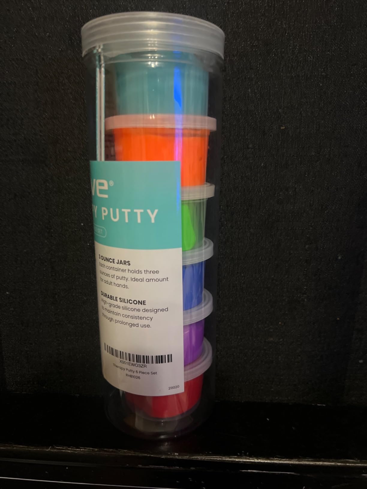 Vive Exercise Putty (4-Pack) - Therapeutic, Occupational and Therapy Tool - Thinking and Stress - Finger, Hand Grip Strength Exercises - Extra Soft, Soft, Medium, Firm Sensory Kit - Squeezable Ball customer photo 1