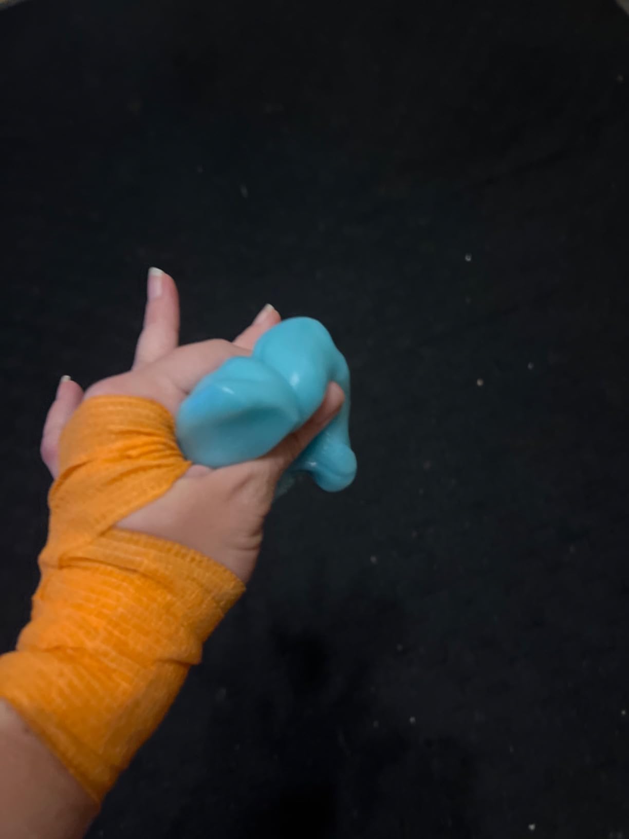 Vive Exercise Putty (4-Pack) - Therapeutic, Occupational and Therapy Tool - Thinking and Stress - Finger, Hand Grip Strength Exercises - Extra Soft, Soft, Medium, Firm Sensory Kit - Squeezable Ball customer photo 2