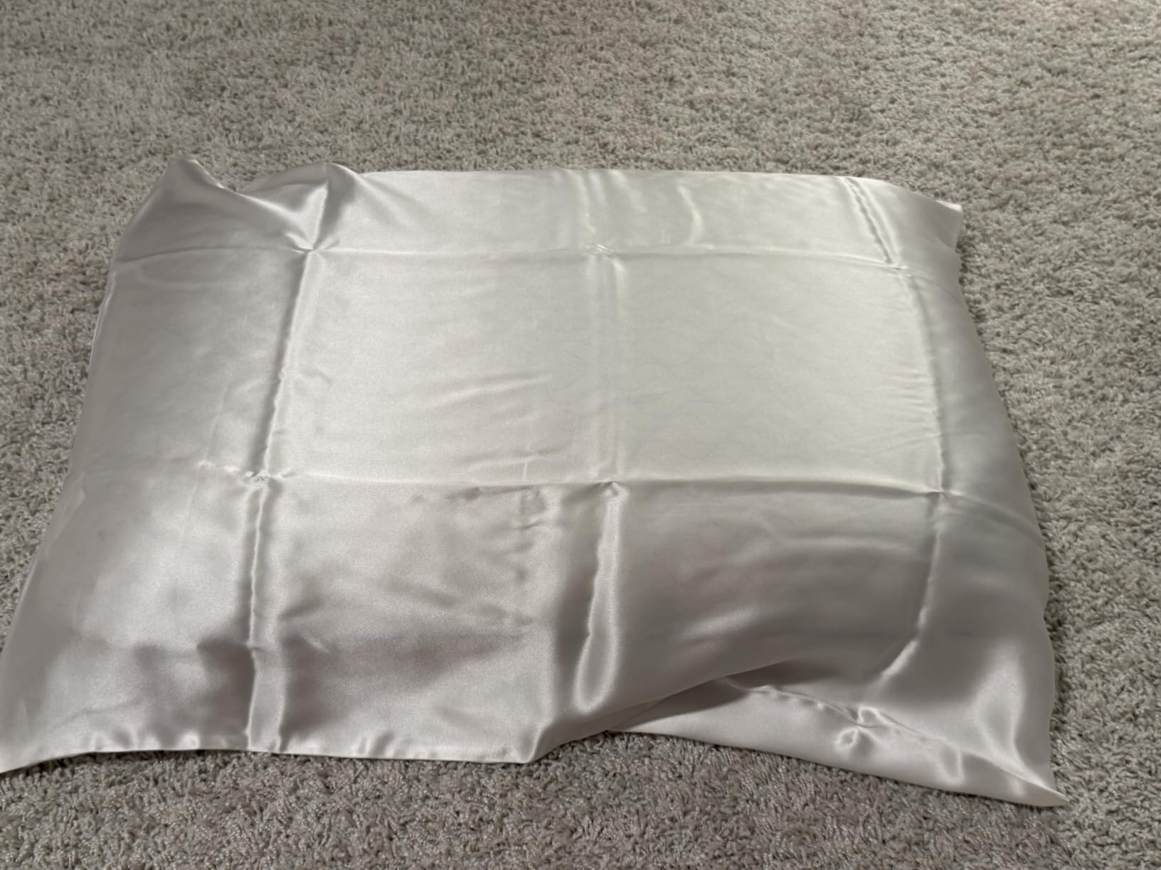 ZIMASILK 100% Pure Mulberry Silk Pillow Cases for Hair and Skin, Soft, Hypoallergenic & Smooth, Both Sides Grade 6A Silk, with Hidden Zipper, Gift for Women Men, 1pc (Queen 20''x30'', Taupe) customer photo 2