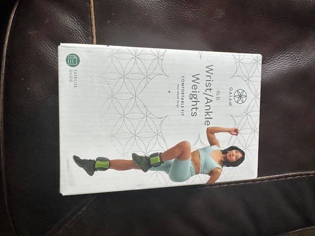 Gaiam Ankle Weights, Wearable Bracelet to Strengthen, Tone & Sculpt, Adjustable Ankle Weights for Women & Men for Yoga, Dance, Pilates, Barre, Cardio, Home & Gym Use customer photo 2