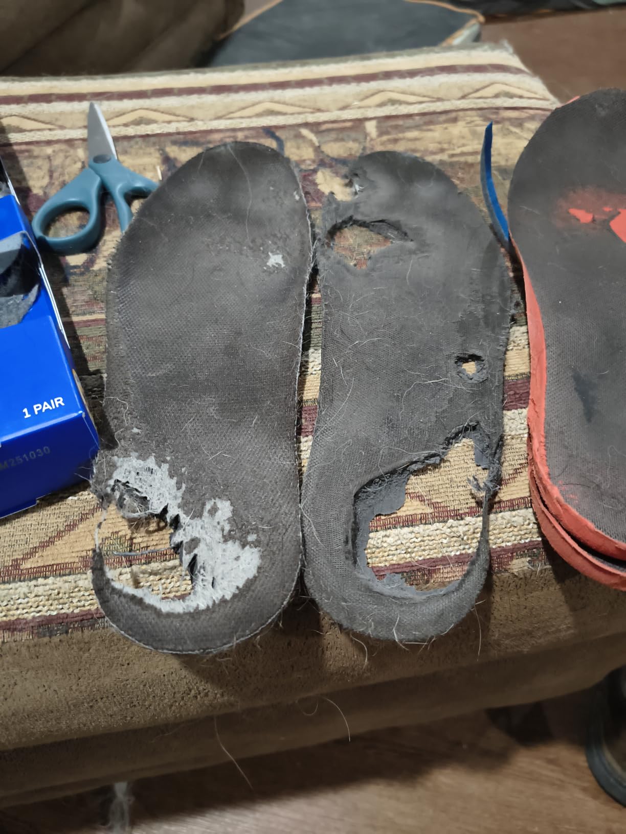 Dr. Scholl's Heavy Duty Support Insole Orthotics, Big & Tall, 200lbs+, Wide Feet, Shock Absorbing, Arch Support, Distributes Pressure, Trim to Fit Inserts, Work Boots & Shoes, Men Size 8-14, 1 Pair customer photo 1