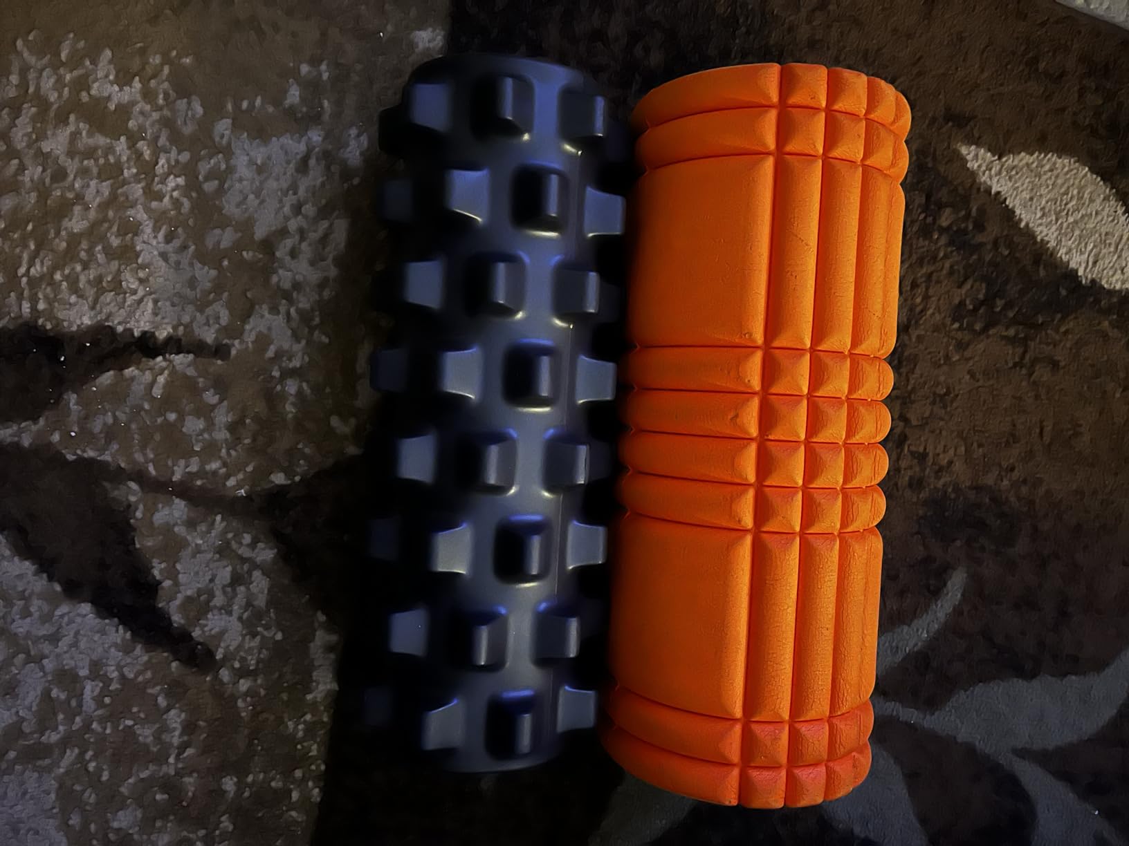 RumbleRoller Extra Firm Foam Roller Deep Tissue Massage Roller for Muscle Recovery (12 Inches Compact) customer photo 2