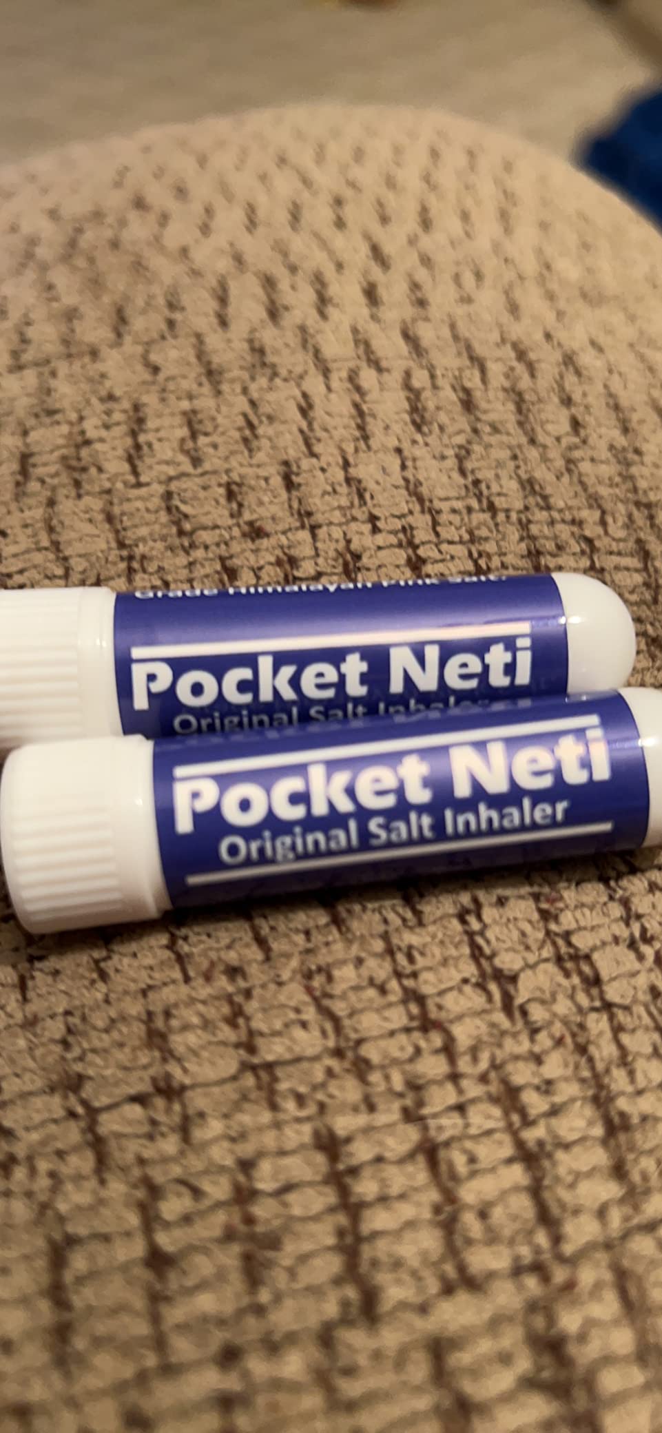 Basic Vigor Himalayan Salt Pipe Inhaler (No Scent, No Essential Oils) 2 Pack Portable Salt Therapy by Pocket Neti customer photo 2