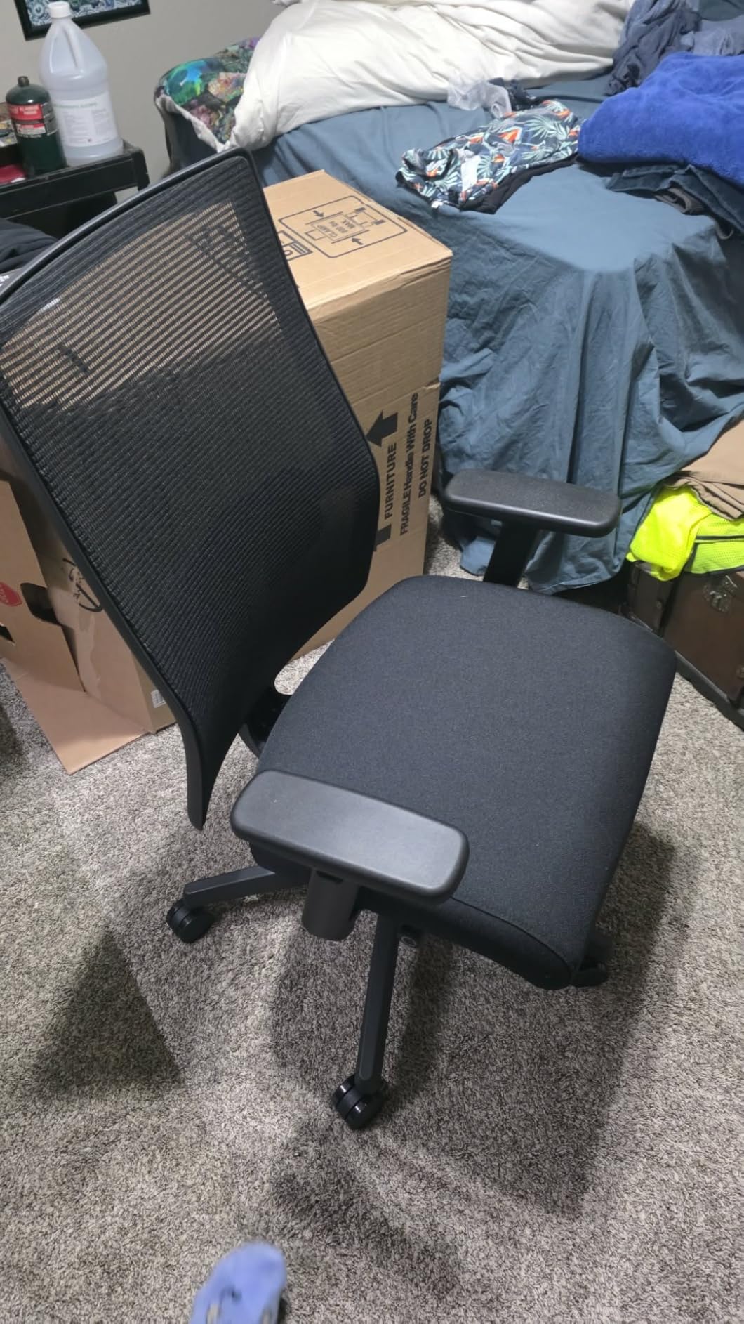 HON Ignition 2.0 Mid-Back Ergonomic Office Chair, Mesh Task Seating with Lumbar Support, Advanced Synchro-Tilt, Adjustable Arms customer photo 1
