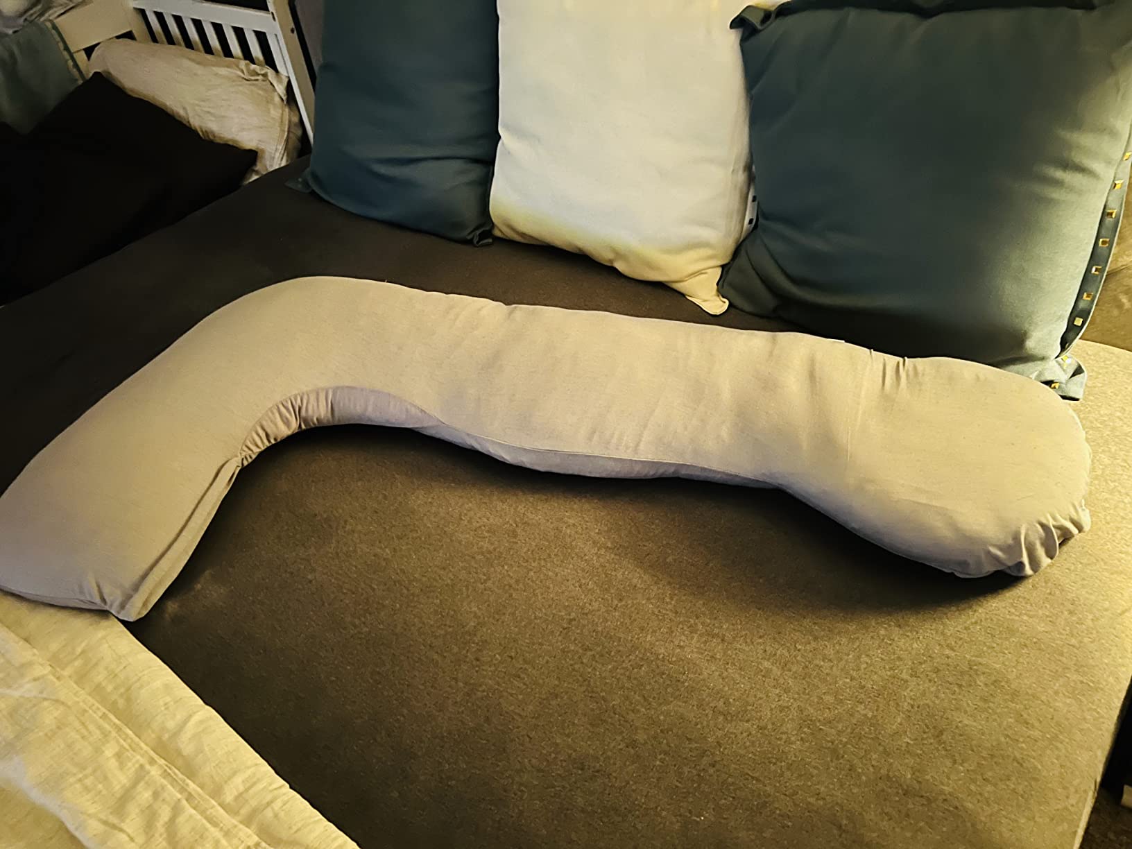 OCCObaby Pregnancy Wedge Pillow for Maternity | Memory Foam Pregnancy Pillow for Sleeping, Belly, Knees, Back and Legs | Maternity Wedge Pillow for Belly Support During Side Sleeping customer photo 2