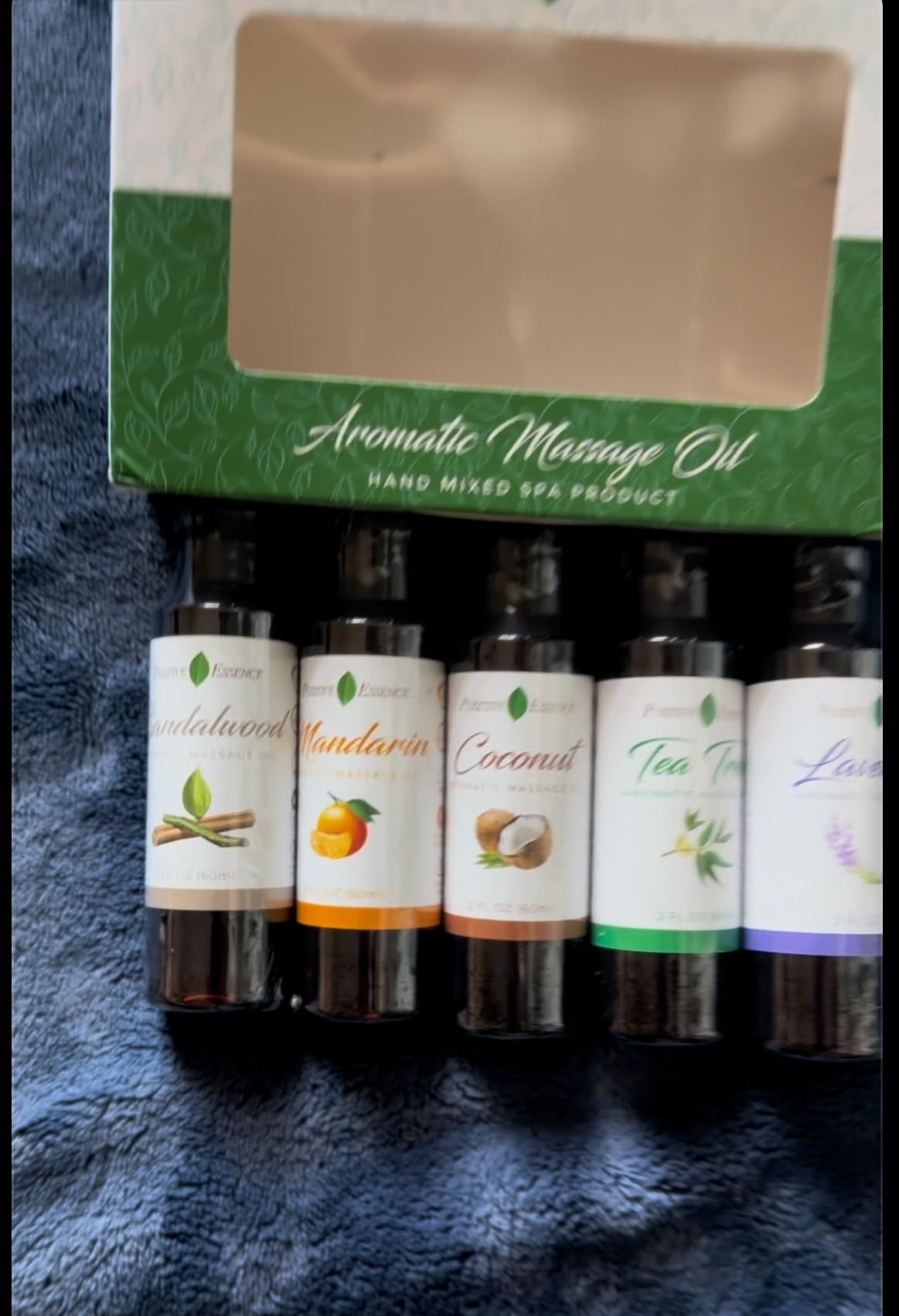 Massage Oil for Massage Therapy - Relaxing Massage Oil Set, Pure Essential Oils for Skin Care, Jojoba, Sweet Almond, Vitamin E - Body Oil Massage customer photo 1