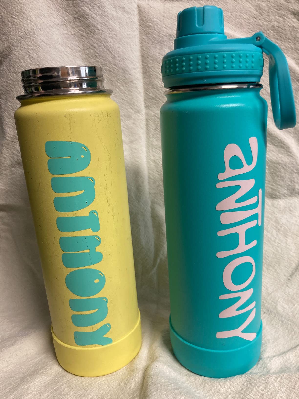 Takeya Actives Insulated Stainless Steel Water Bottle with Spout Lid, 32 Ounce, Midnight customer photo 2