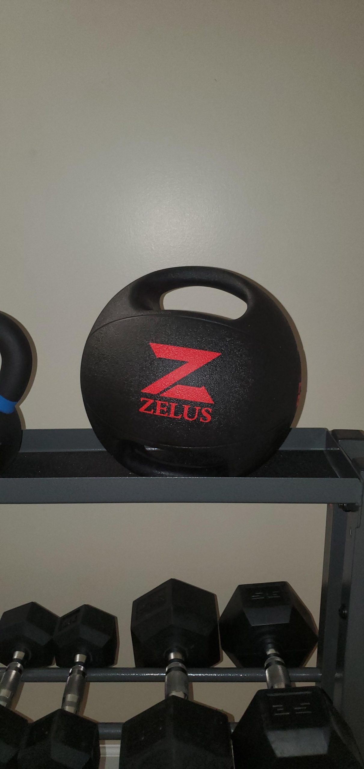 ZELUS Medicine Ball with Dual Grip| 10/20 lbs Exercise Ball |Weight Ball with Handles| Textured Grip Exercise Ball |Strength Training| Core Workouts customer photo 2