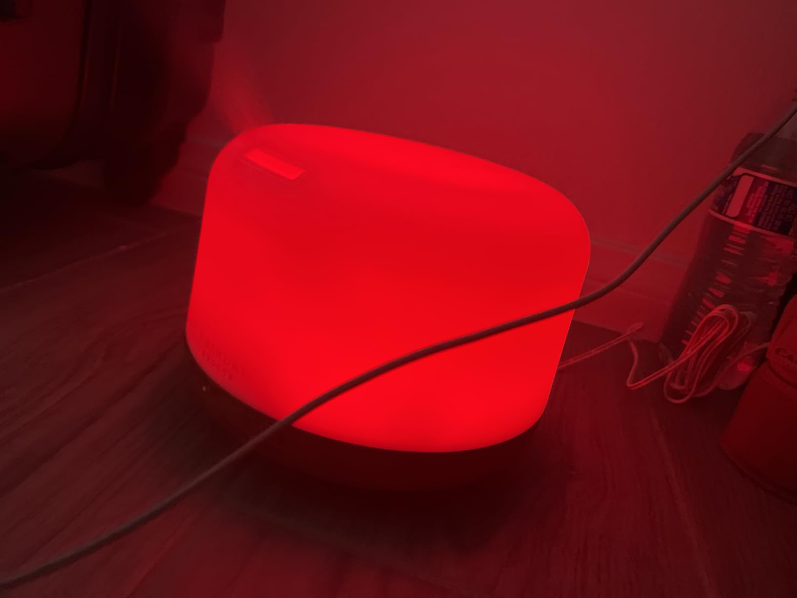 ASAKUKI Essential Oil Diffuser for Home, 500ML Aromatherapy Humidifier | with Remote Control, 7 Color LED Lights, Quiet Cool Mist Diffuser for Bedroom, Living Room, Office (Dark Brown) customer photo 2