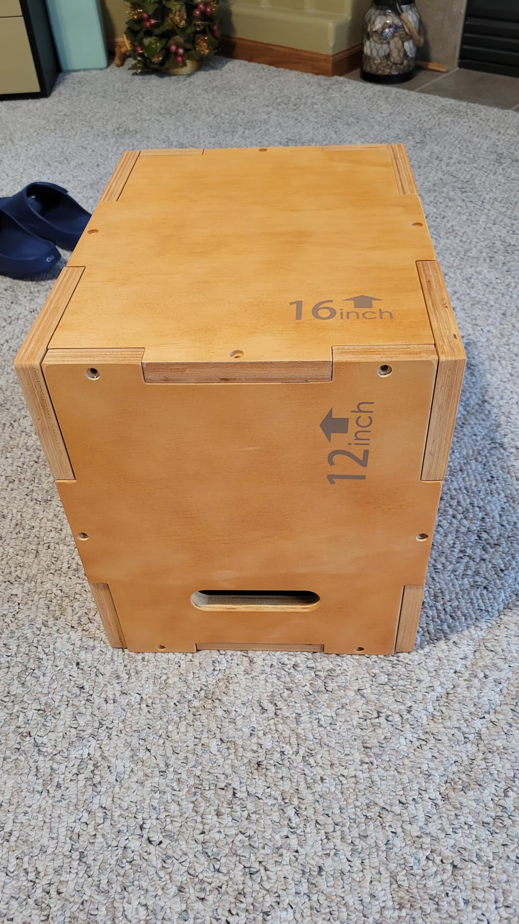 Yes4All Plyo Box, 3-in-1 Wooden Box Jump for Home Gym, Lunges, Squats, Dips customer photo 2