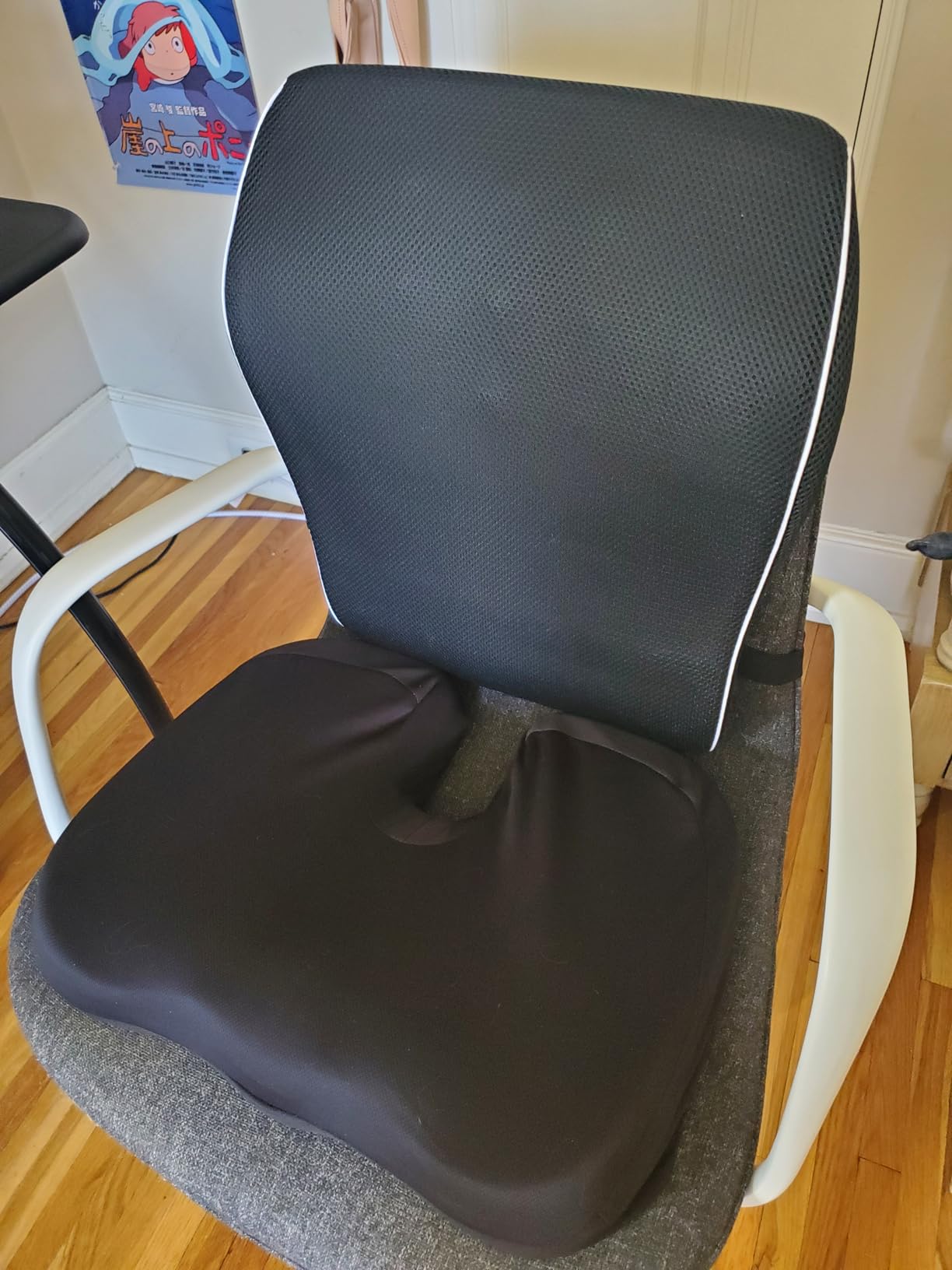 Lumbar Support Pillow for Office Chair, Office Home Essentials,Gifts for Mom,Dad, Back Support Pillow for Car, Chair Cushions,Back Pain Relief Improve Posture,Mesh Cover Double Adjustable Straps customer photo 2