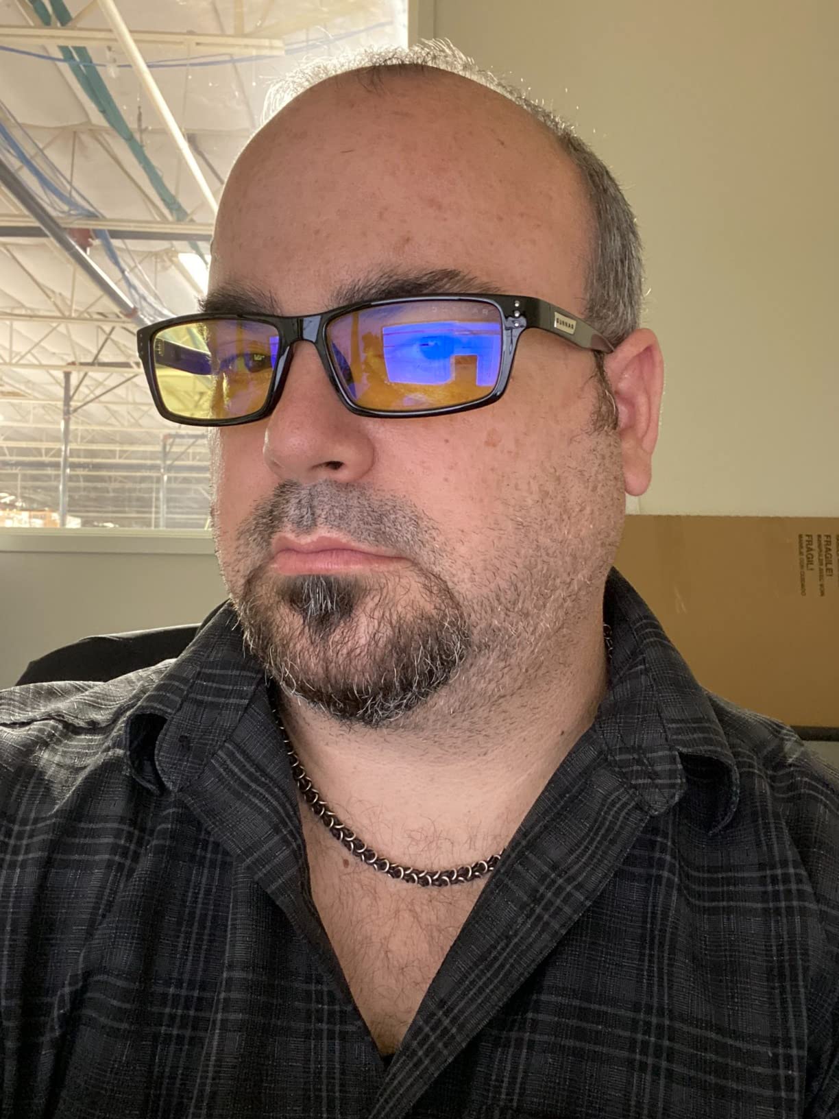 GUNNAR Premium Gaming and Computer Glasses - Blocks Blue Light - Riot customer photo 1