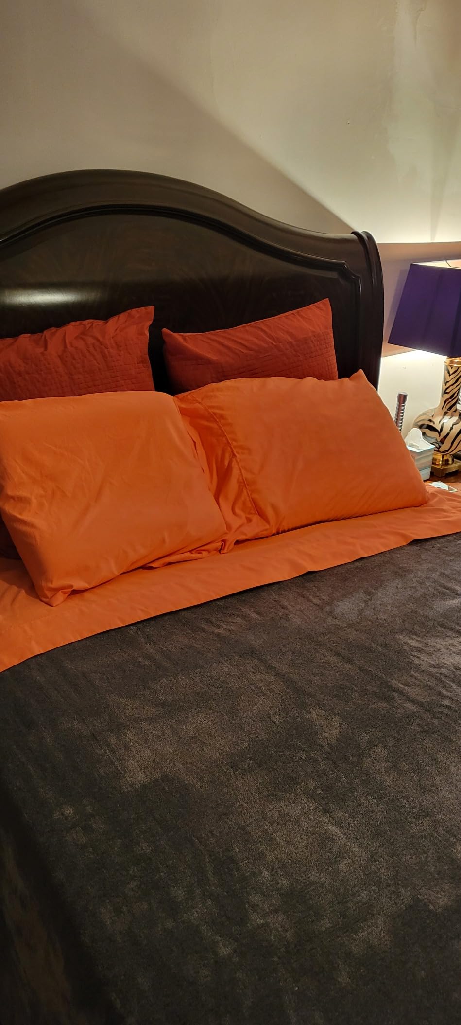 PeachSkinSheets Cooling Bed Sheets for Hot Sleepers - Ultra-Soft Breathable Peachskin Performance Fabric, Moisture-Wicking, Deep Pocket Sheet Set, Oeko-TEX, (Queen Size, Lavender Mist) customer photo 1