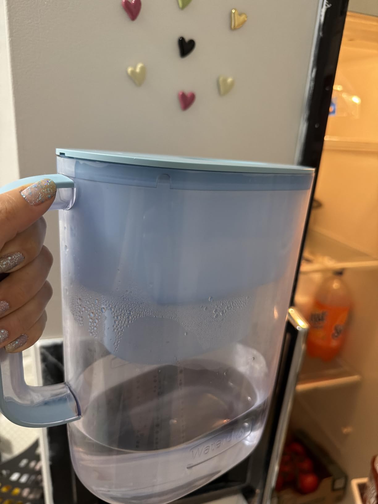 Waterdrop PT-07B Water Filter Pitcher, 10-Cup, NSF Certified, 200-Gallon Long-Life Filter, Improves Coffee & Tea Taste, Reduces PFOA/PFOS and Chlorine, 5X Longer Filter Life, Blue customer photo 1
