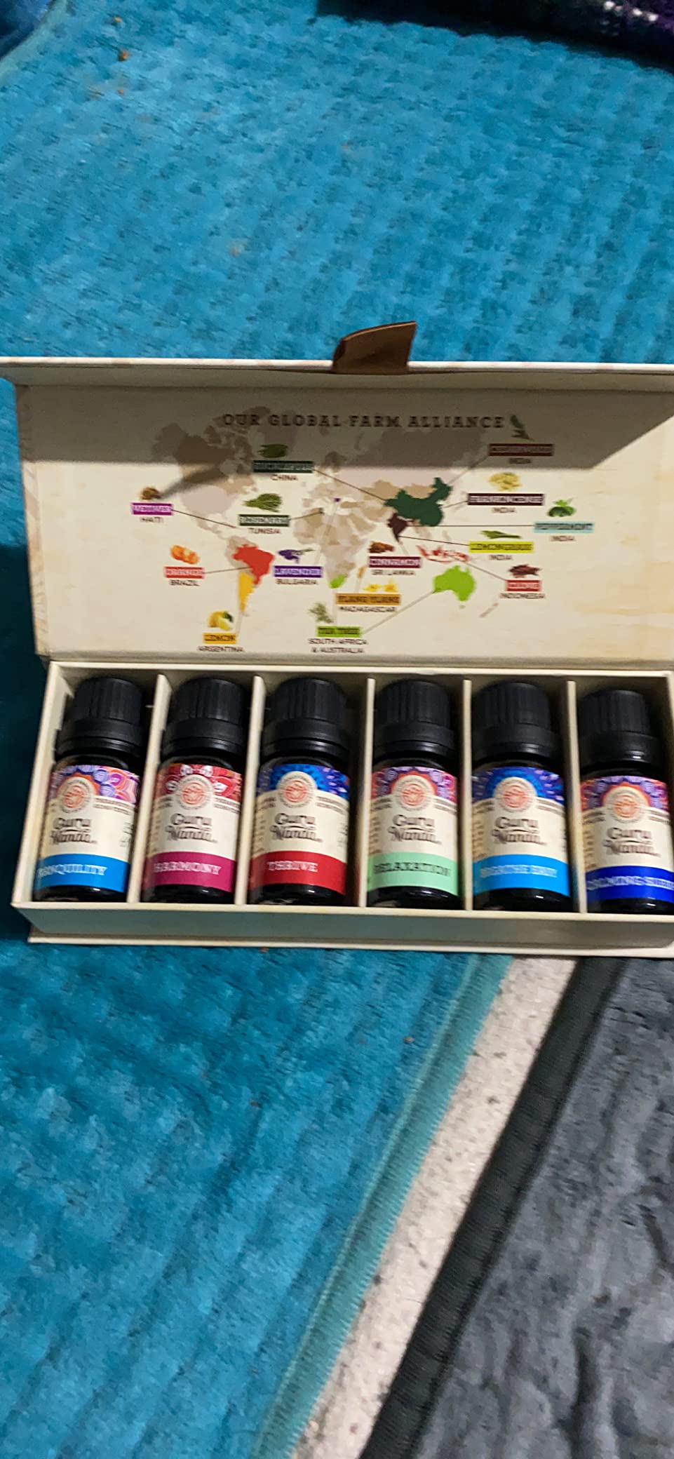 GuruNanda Essential Oil Blends - 6 Pack (10mL Each), Breathe Easy, Tranquility, Relaxation, Harmony, Calming Sleep & Thrive, Natural Aromatherapy Oils for Diffuser, Wellness & DIY customer photo 2
