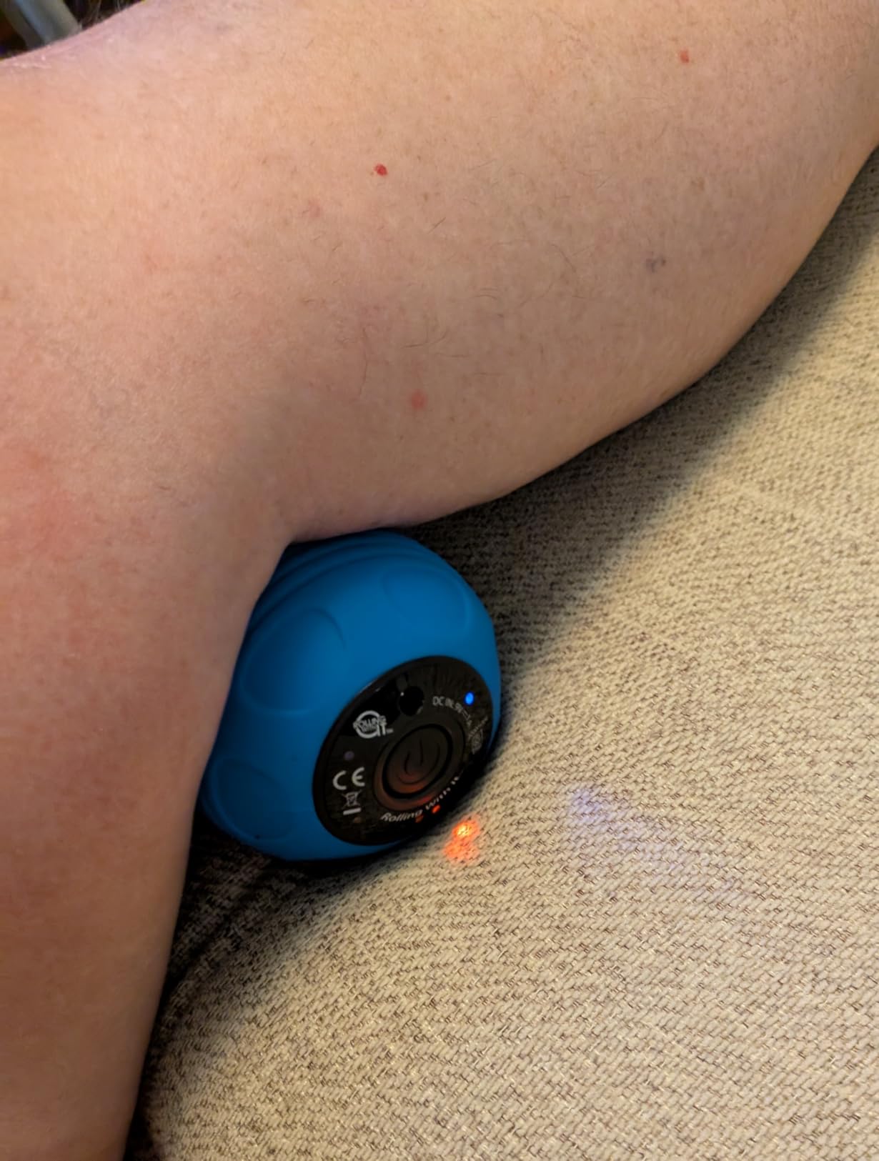 Rolling With It Vibrating Peanut Massage Ball - Deep Tissue Trigger Point Therapy customer photo 1