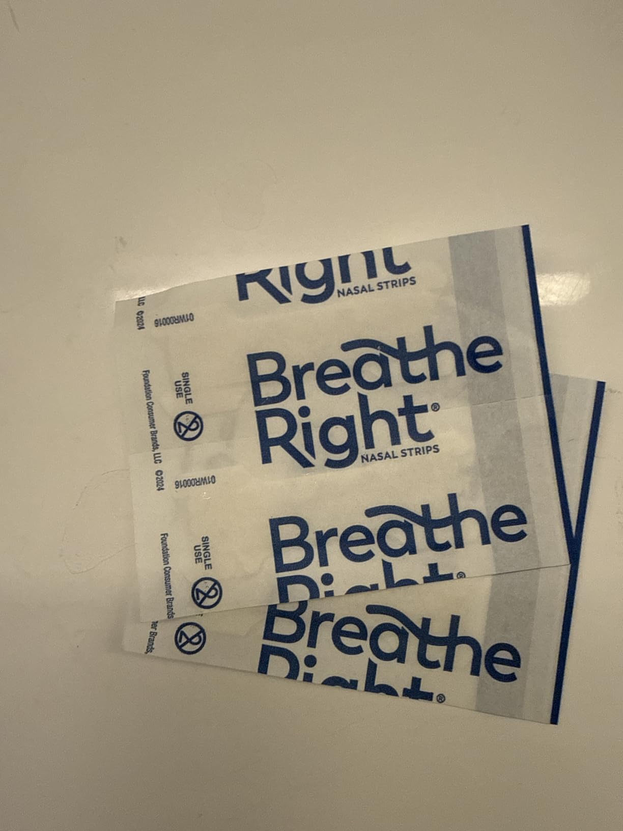 Breathe Right Nasal Strips, Extra Strength Clear Nose Strips, Drug Free Nasal Congestion Relief for Better Breathing, Help Relieve Snoring, Caused by Colds & Allergies, Deviated Septum, 44ct customer photo 2
