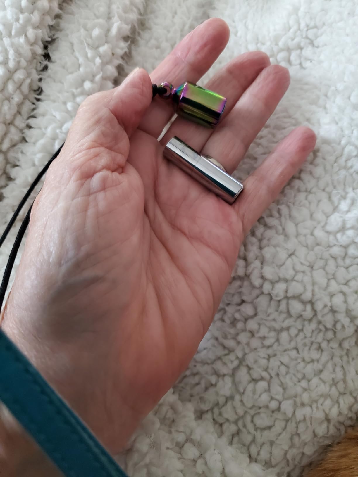 LOVETUNER 528Hz Breathing Necklace for Stress Relief, Mindfulness & Meditation | Sound Healing Whistle for Anxiety, Focus, Calm & Relaxation | Emotional Wellness, Inner Peace & Balance Necklace customer photo 1