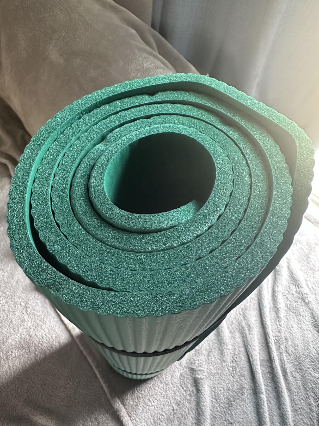 Gaiam Thick Yoga Mat with Easy-Cinch Carrying Strap customer photo 1