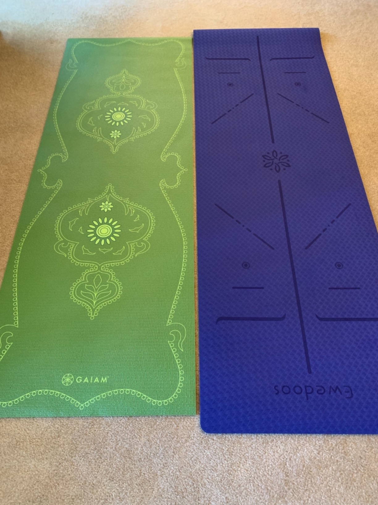 Ewedoos Eco Friendly Yoga Mat Non Slip Hot Yoga Mat customer photo 1
