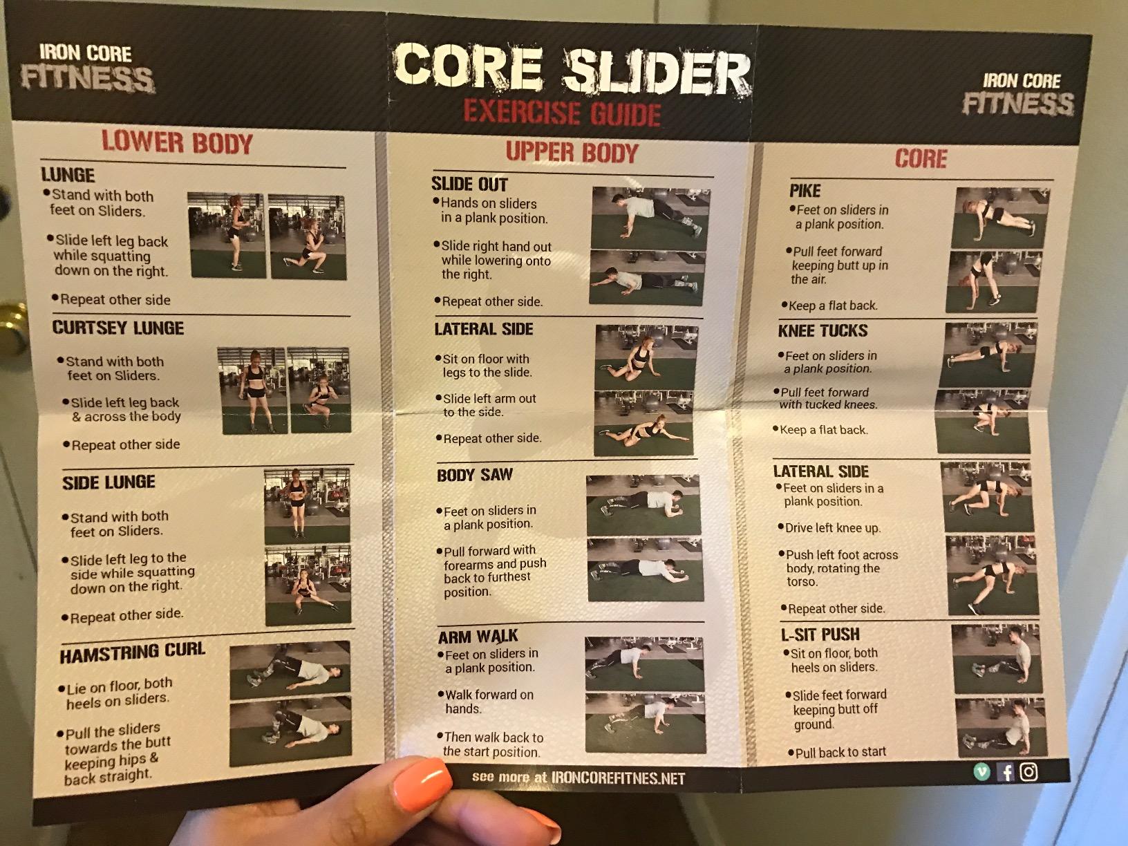 Core Sliders for Working Out, Dual Sided Exercise Gliding Discs for Use on All Surfaces, Ultimate Core Trainer customer photo 1