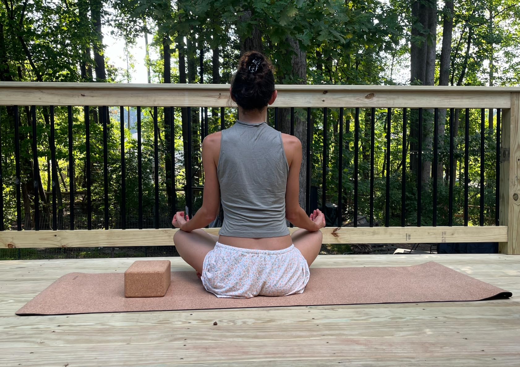Ananday Premium Cork Yoga Mat - Sustainable, Non-Toxic & PVC-Free, Non-Slip, Perfect for Hot Yoga, Pilates & Exercise - Cushioned for Superior Comfort & Support customer photo 1