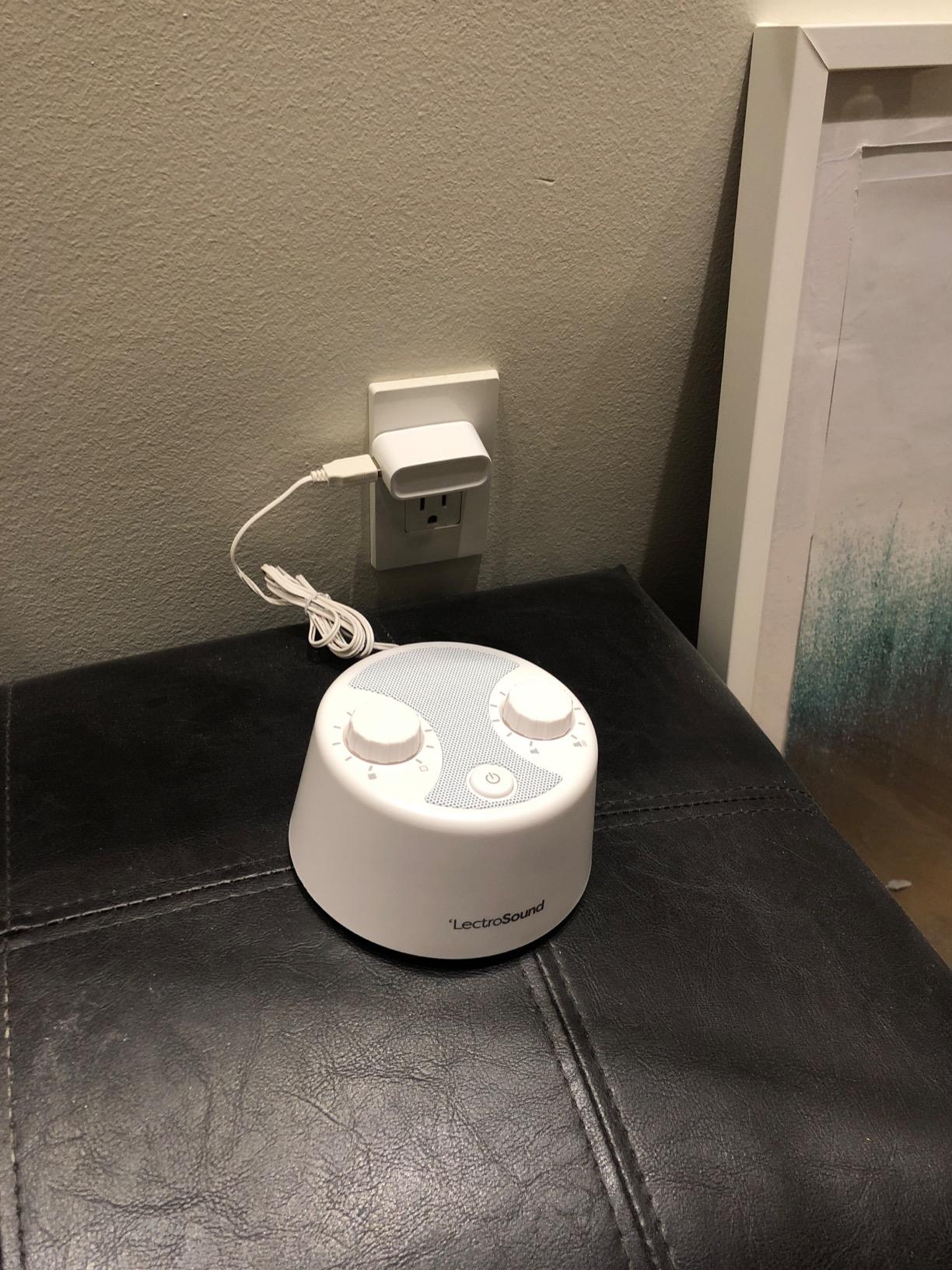 Adaptive Sound Technologies LectroSound - Noise Machine for Optimal Sleep Environment, Non-Looping Nature Sounds, Precision Volume, Speech Privacy customer photo 1