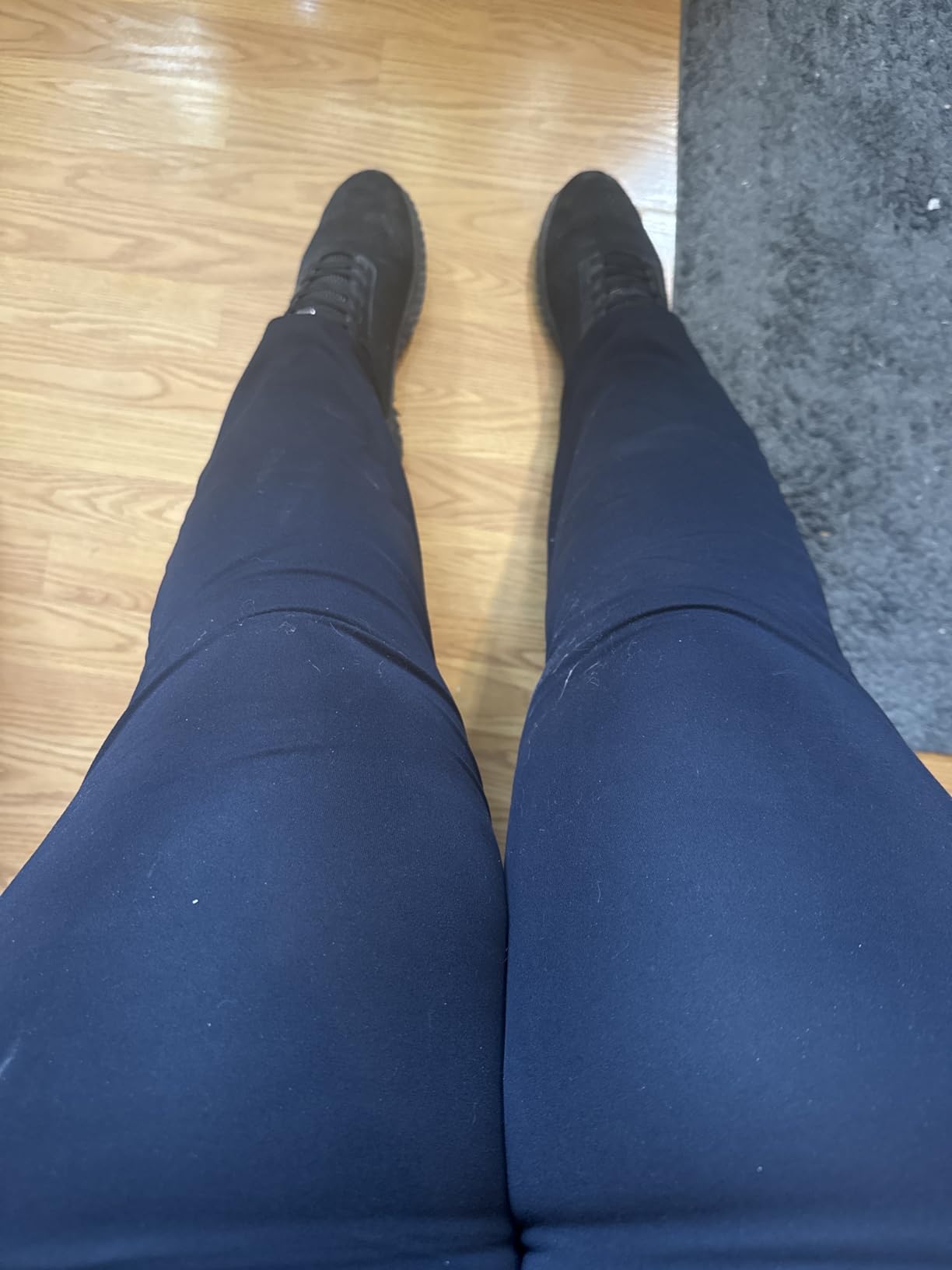 IUGA Yoga Pants Women Wide Leg High Waist Bootcut Workout Flare Leggings Tummy Control Work Dress Pants Women 4 Pockets customer photo 1