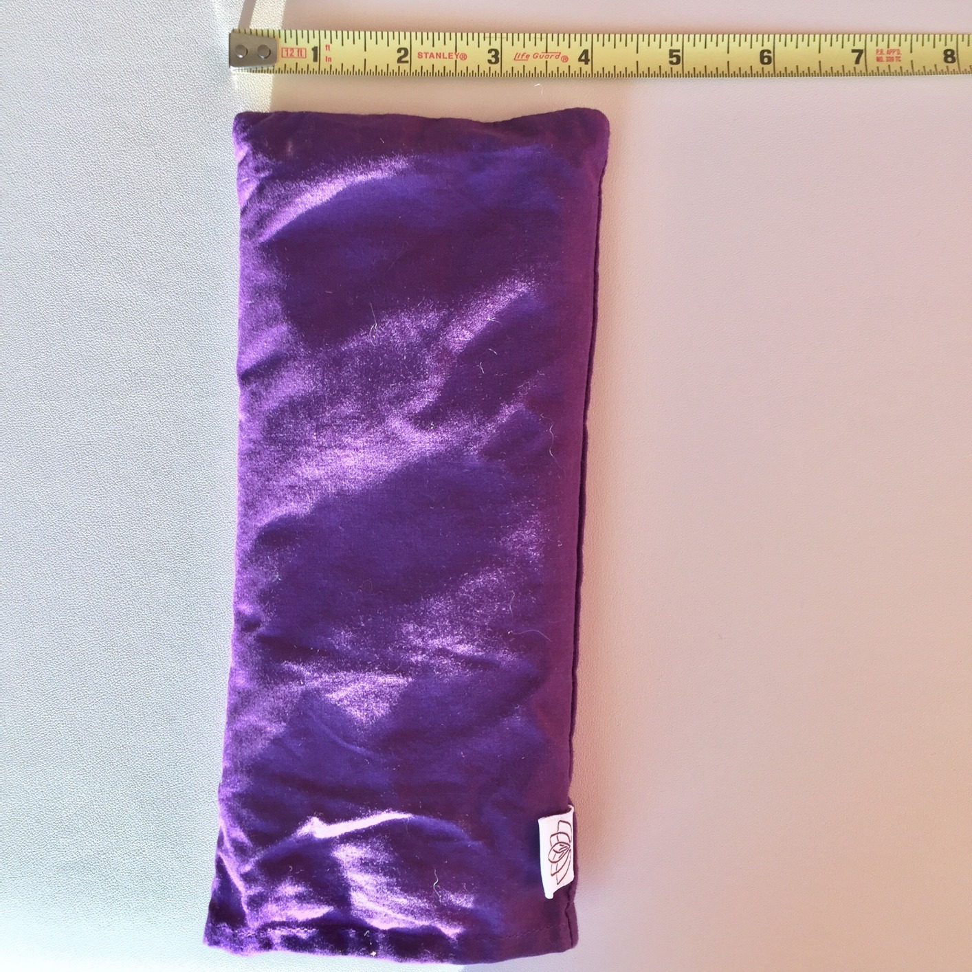 Weighted Lavender Eye Pillow for Women, NOLAVA Includes Free App Meditations, Migraine & Headache Relief, Microwave Hot or Cold Compress, Organic Cotton, French Lavender +Flax Seed, Yoga & Savasana customer photo 1