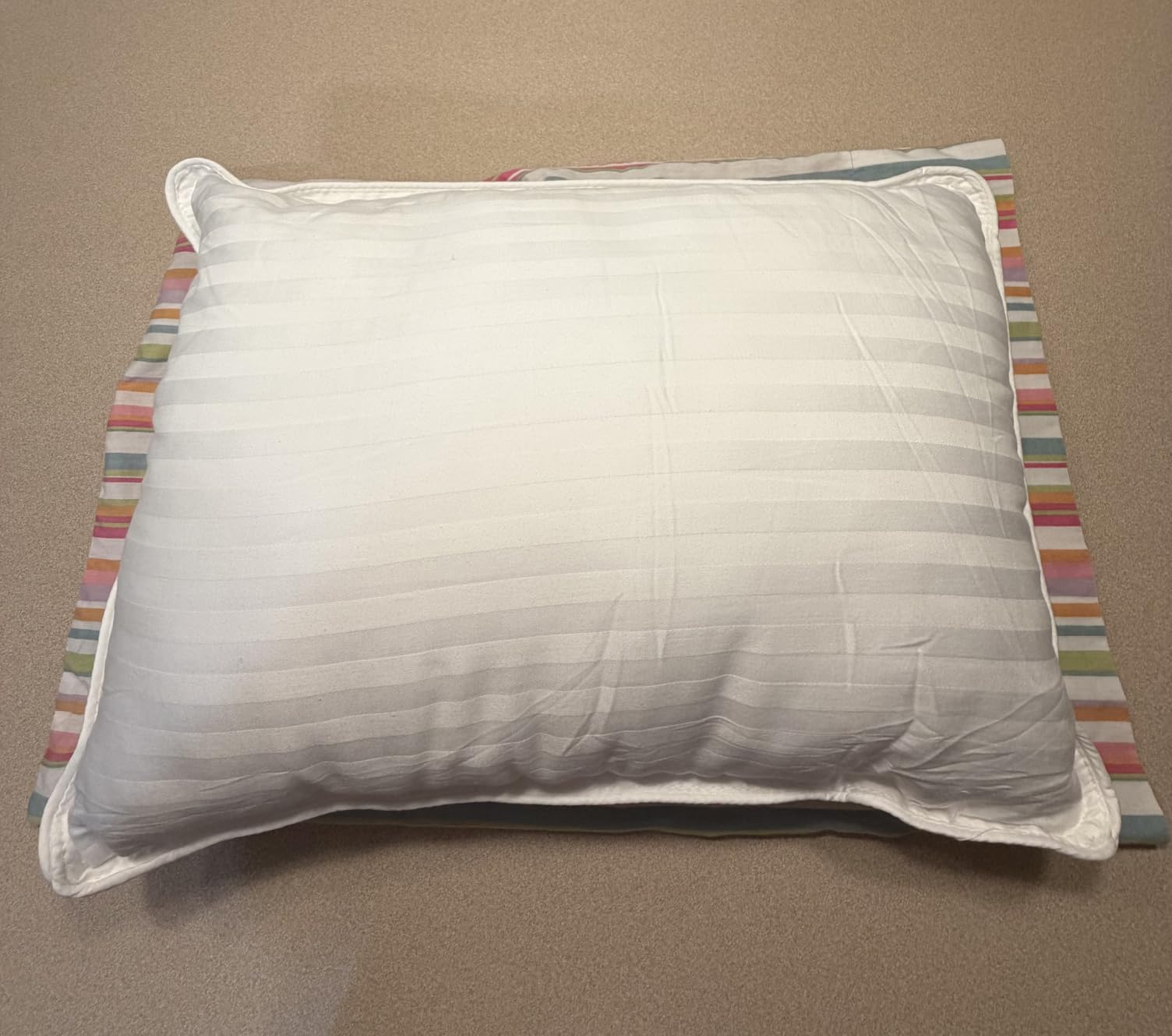 Utopia Bedding Toddler Pillow (White, 2 Pack), 13x18 Pillows for Sleeping, Soft and Breathable Cotton Blend Shell, Small Kids Pillow Perfect for Toddler Bed and Travel (Intended for Age 2 and up) customer photo 2