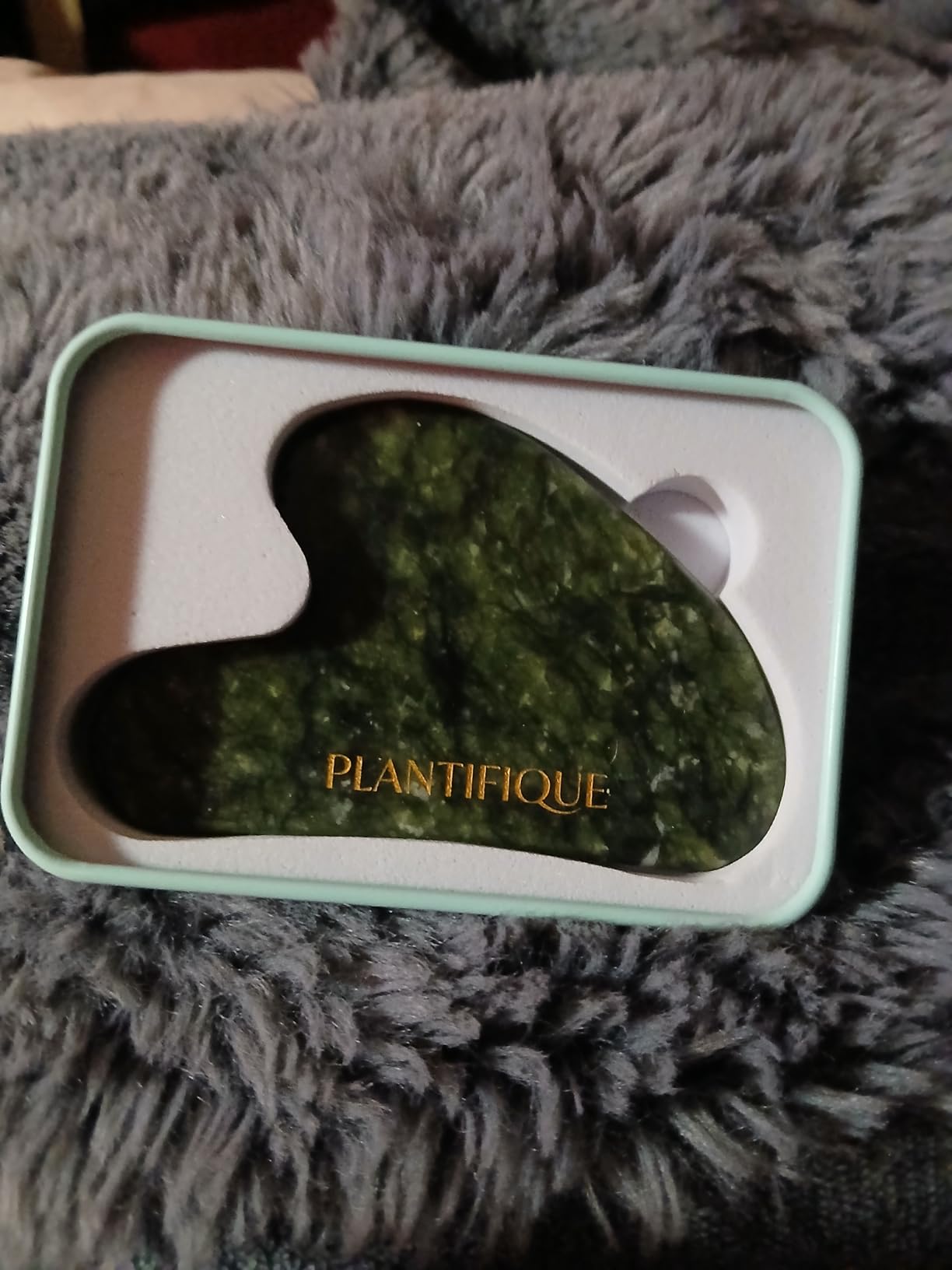 PLANTIFIQUE Jade Roller & Gua Sha Set - Real Jade Facial Tools for Skin Care Routine - Certified Face Massager for Radiant Skin customer photo 1