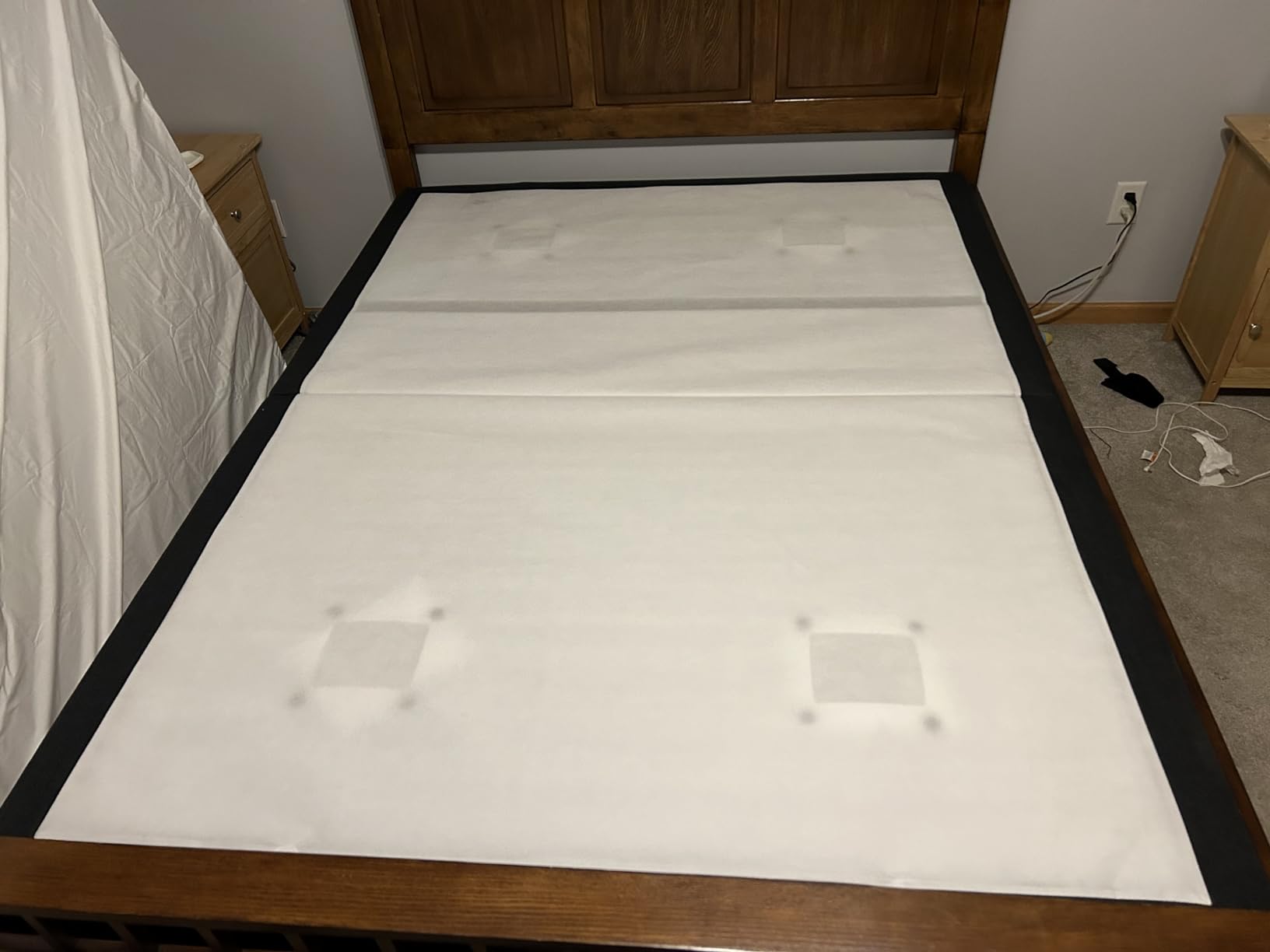 Blissful Nights z4 Adjustable Bed Frame for Storage Beds with Massage Anti-Snore, Zero G, USB Charging Station, Wireless Remote Head and Foot Incline and No Tools Required Assembly - Queen customer photo 1