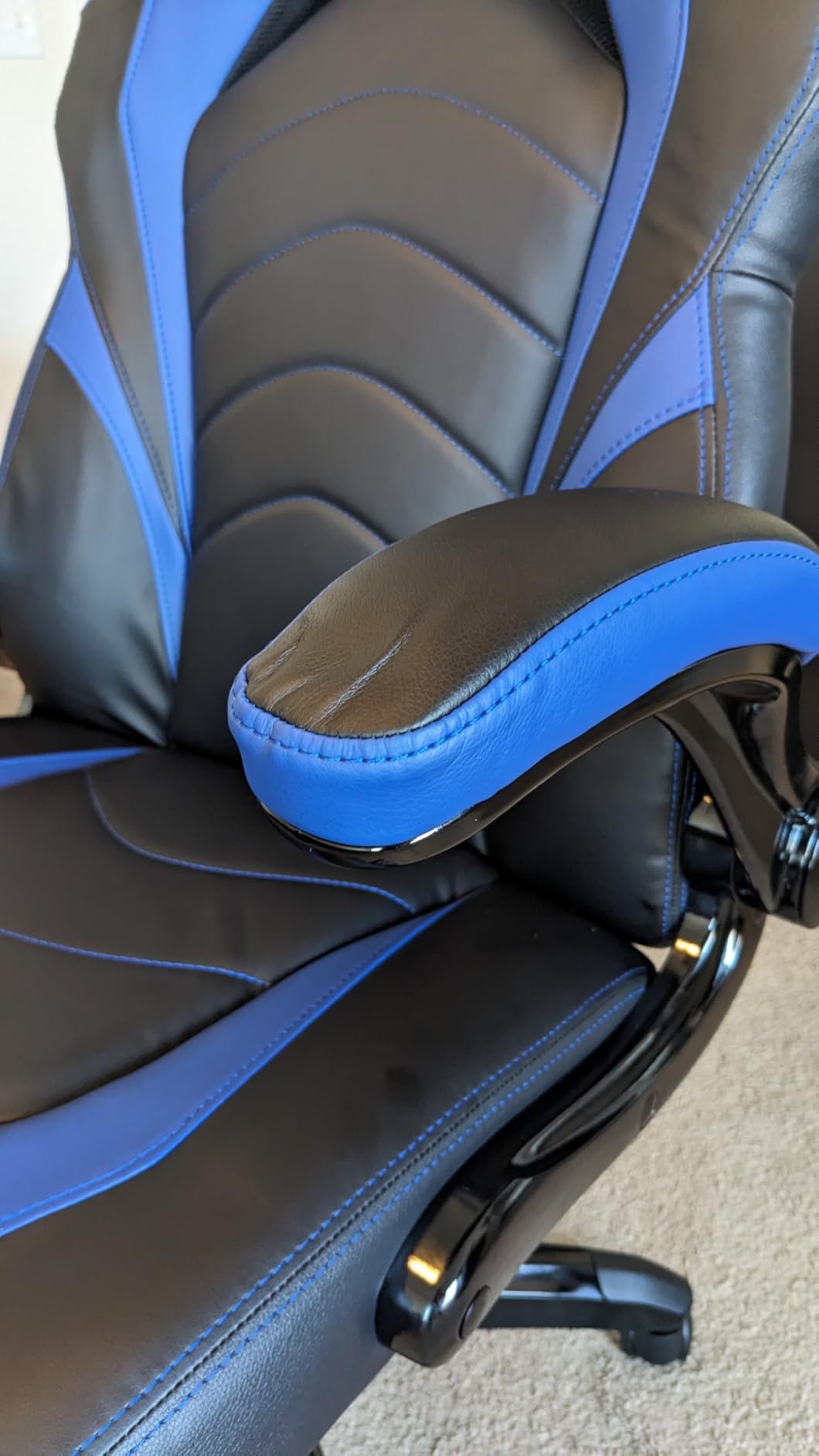STAPLES Emerge Vortex Gaming Chair, Ergonomic, Adjustable Height, Swivel, Black customer photo 1