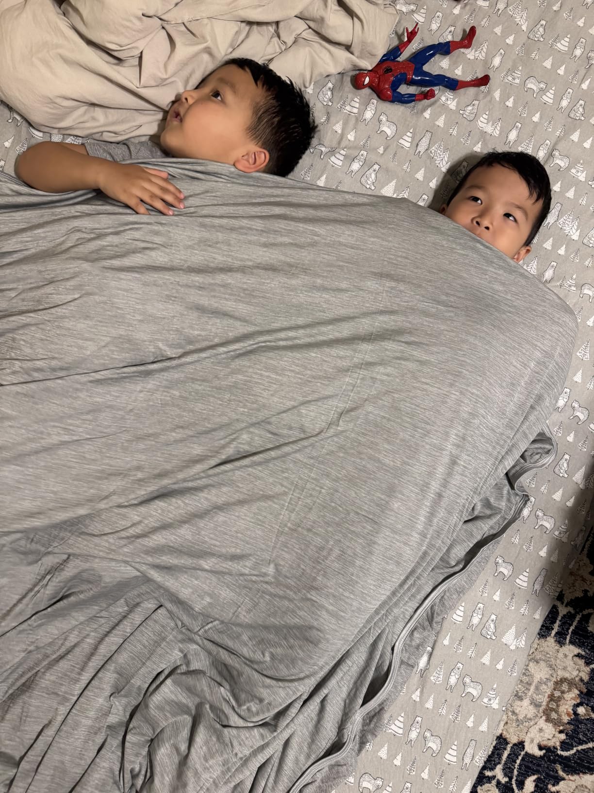 Elegear Arc-Chill 3.0 Cooling Blanket for Hot Sleepers, Twin Size, Grey customer photo 1