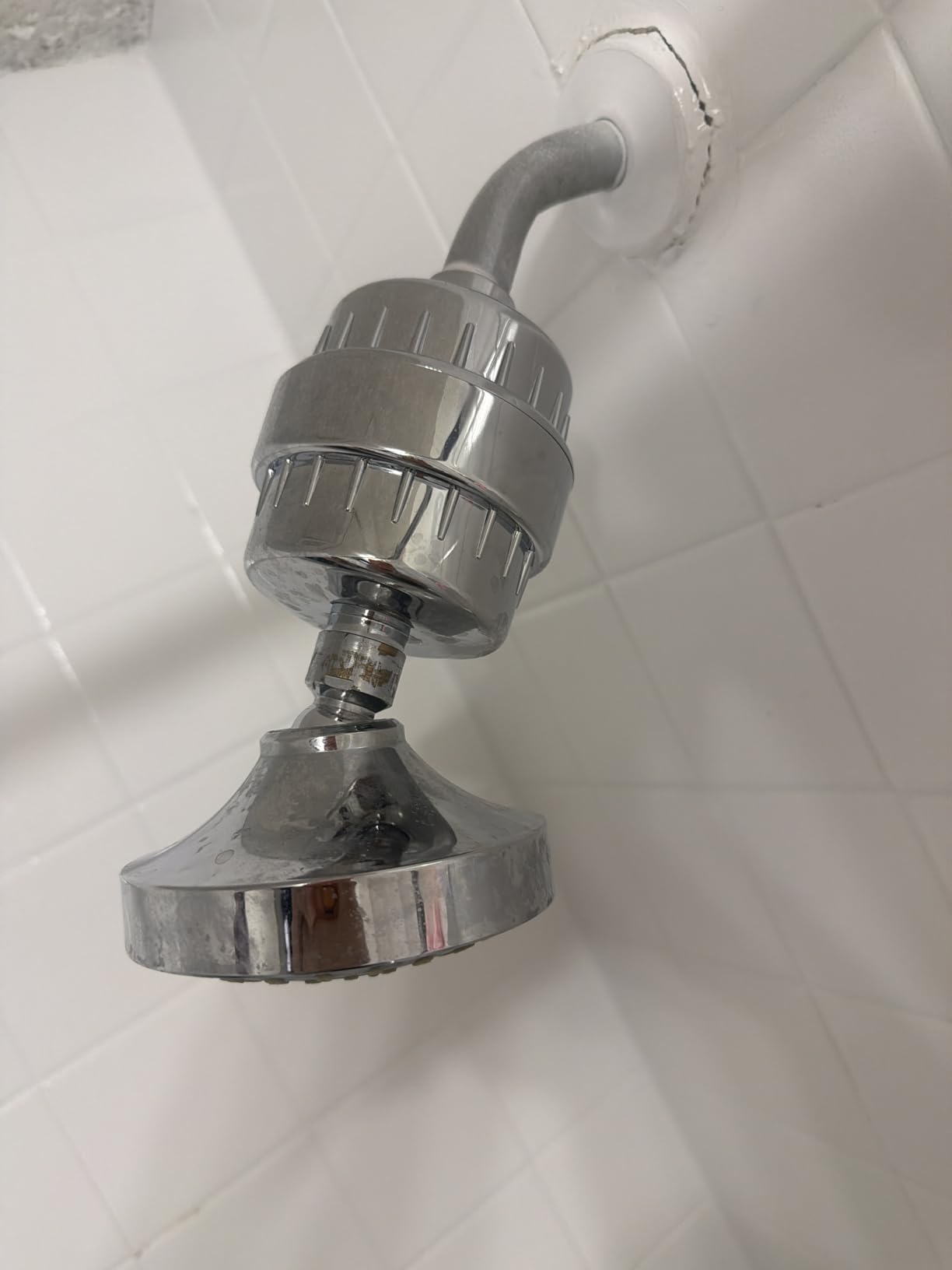 Aquabliss HEAVY DUTY Shower Filter - Latest Superior Advanced 30x Filtration - Universal Multi-Stage Shower Head Filter Reduces Chemicals, Chlorine & Odors - Chrome (SF500) customer photo 1