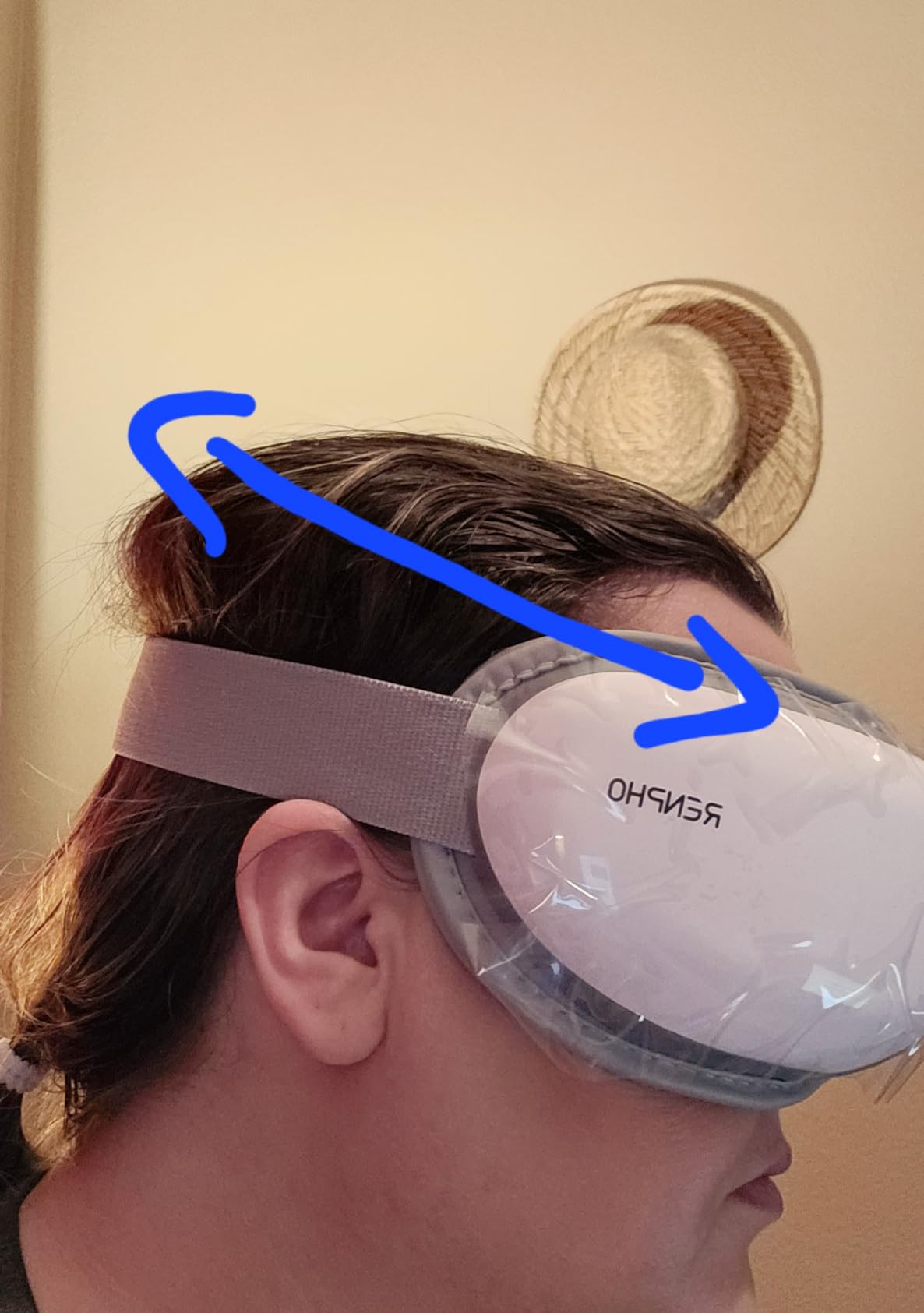 RENPHO Eyeris 1 Eye Massager with Heat, FSA Eligible HSA, Heated Eye Mask for Eye Strain, Dry Eyes & Head Tension customer photo 1