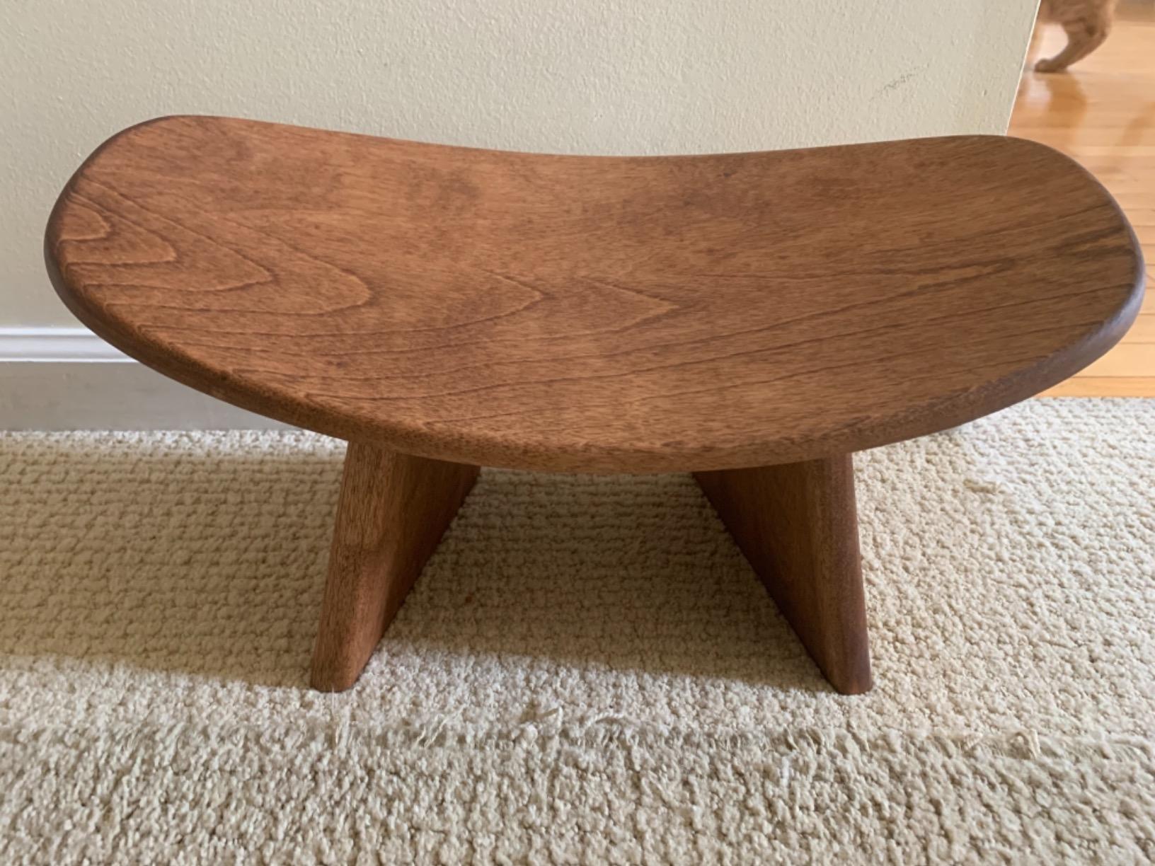 Meditation Bench IKUKO Original, Portable Version with Bag, Locally Handmade Wooden Kneeling Ergonomic Seiza Seat, Prana Yoga - 2 Colors, 3 Height Sizes customer photo 2